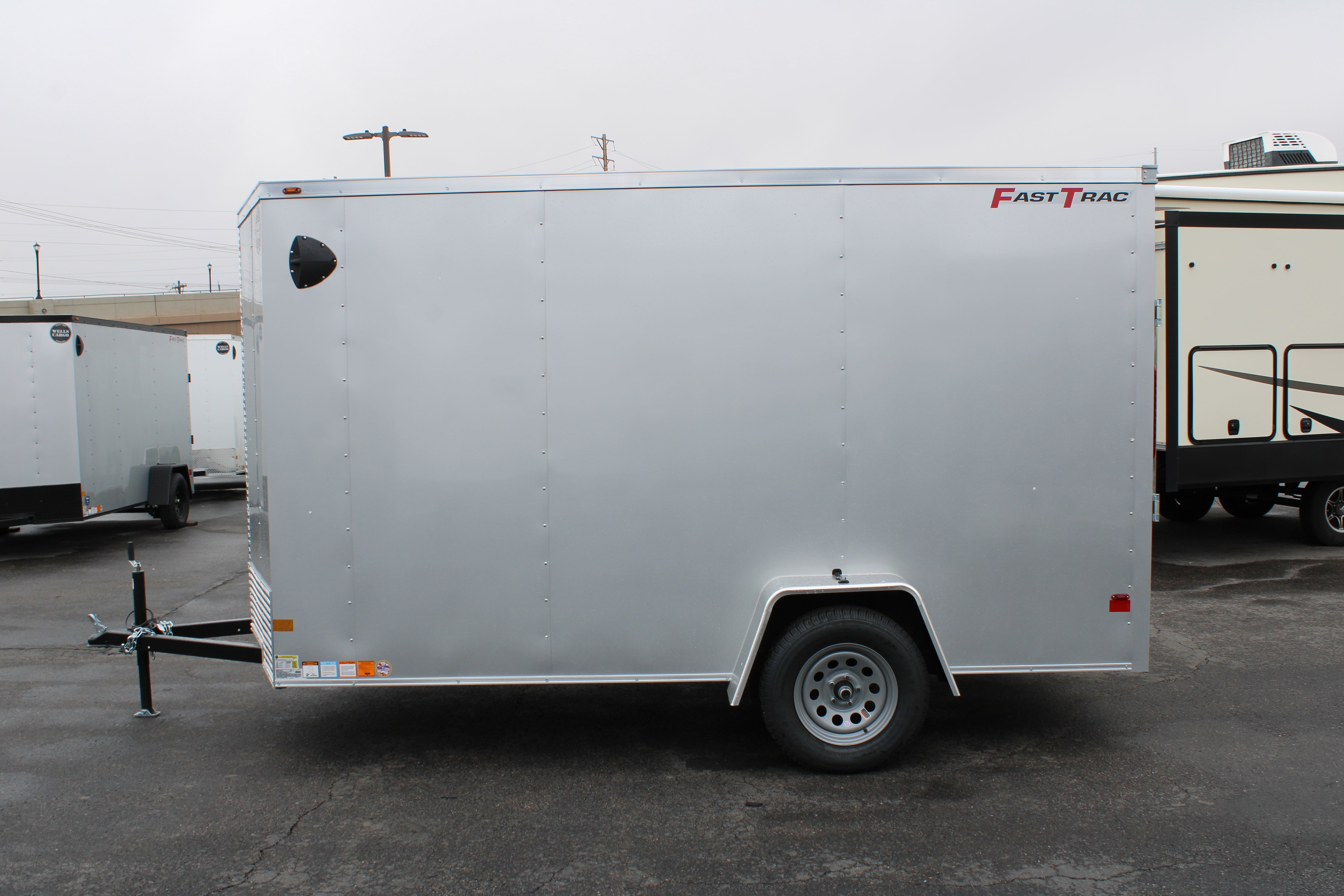 2025 Wells Cargo 6 x 12 Deluxe Enclosed Trailer