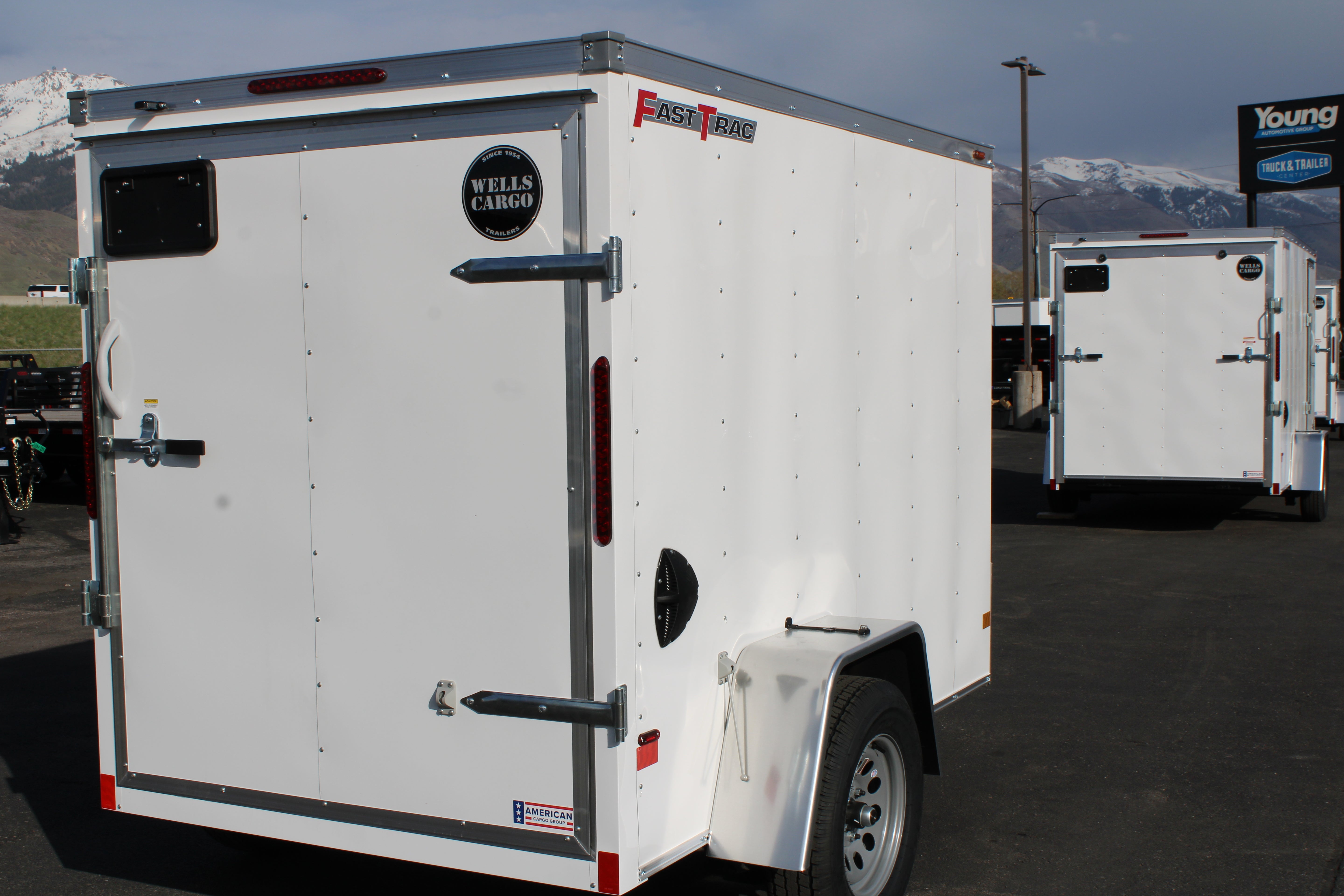 2025 Wells Cargo 5 x 8 Enclosed Trailer W/ Barn Door