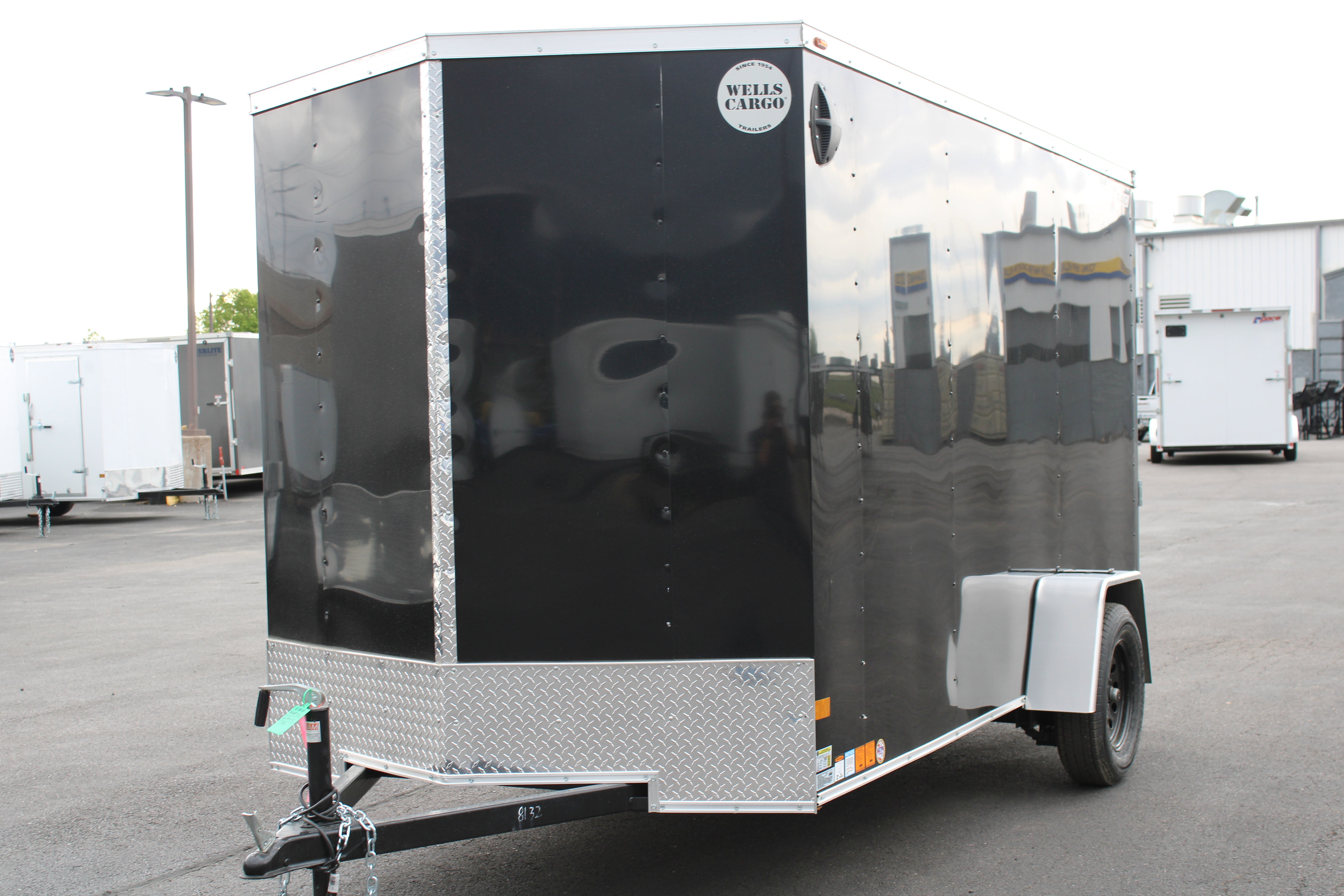 2025 Wells Cargo 6 x 12 Deluxe Enclosed Trailer