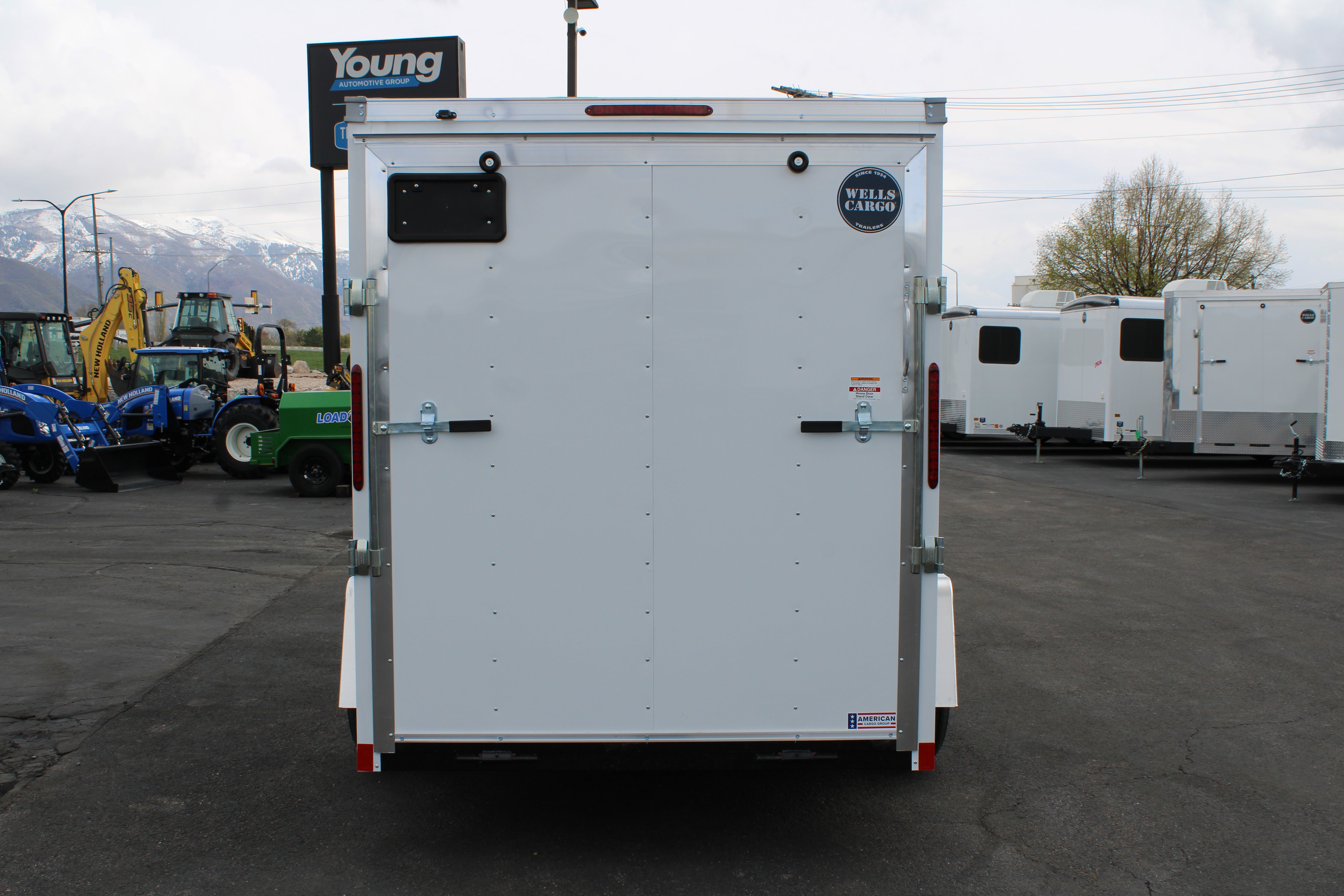 2025 Wells Cargo 6 x 12 Enclosed Trailer
