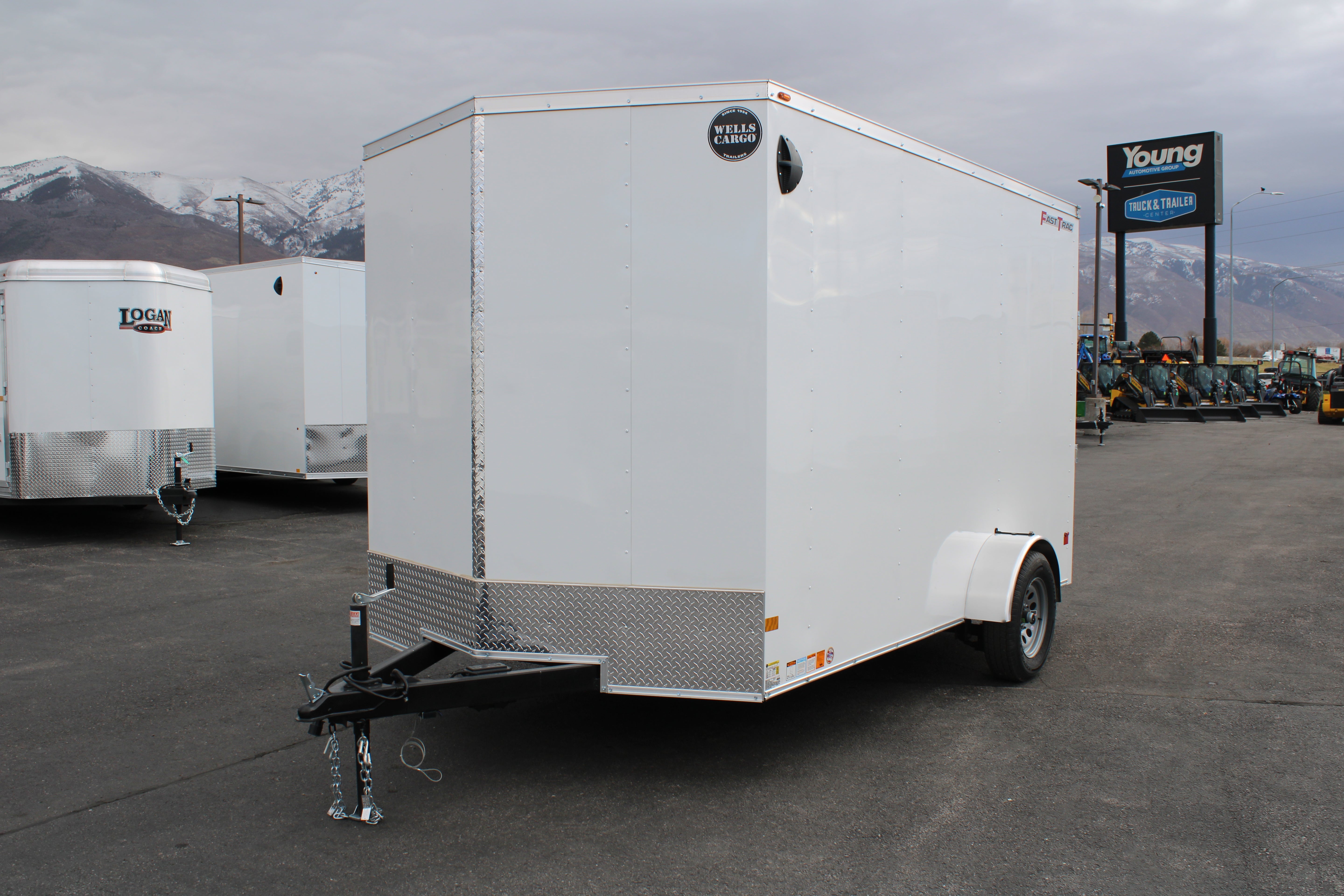 Wells Cargo 7 x 12 Deluxe Enclosed Trailer