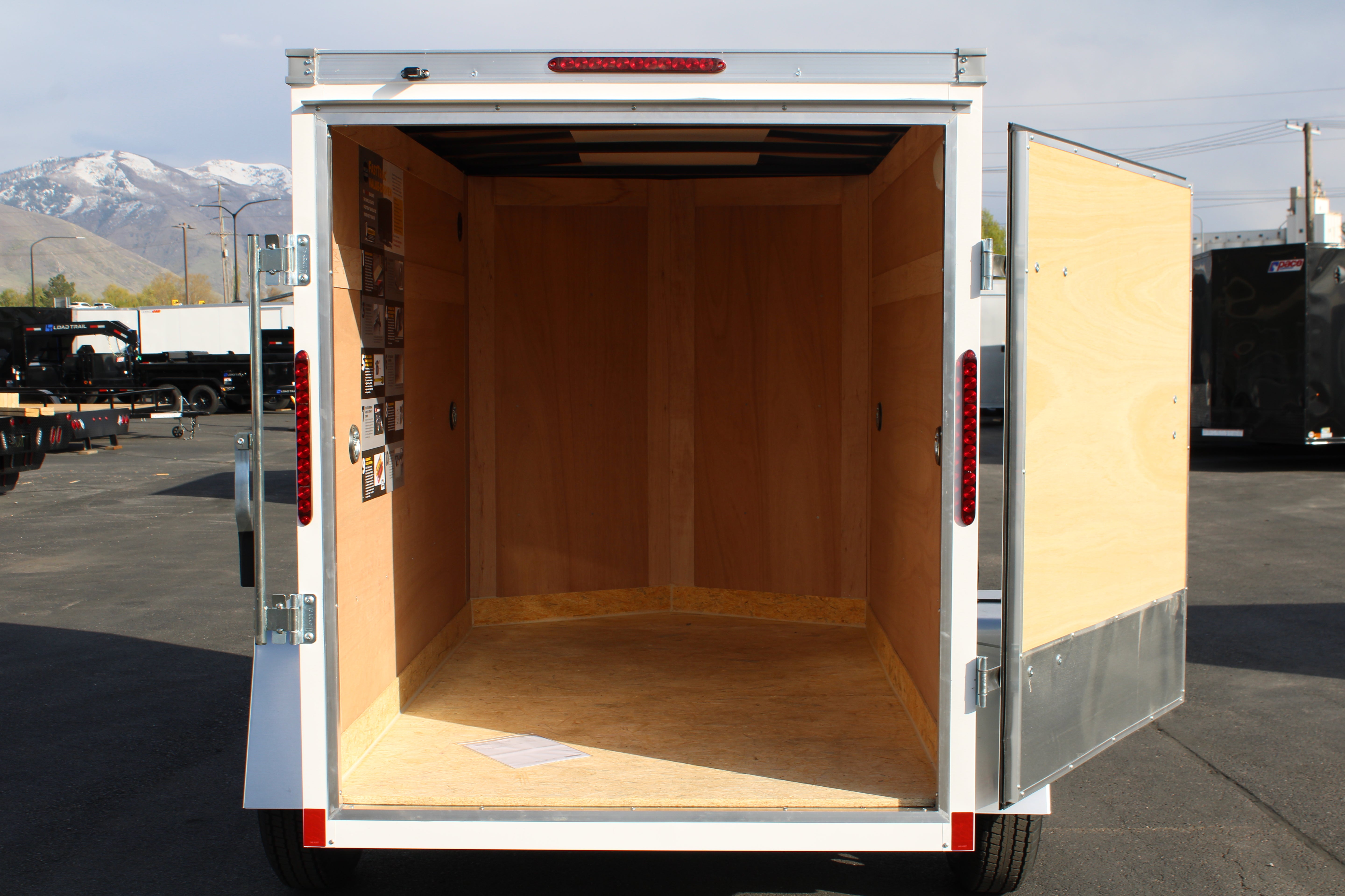 2025 Wells Cargo 5 x 8 Enclosed Trailer W/ Barn Door