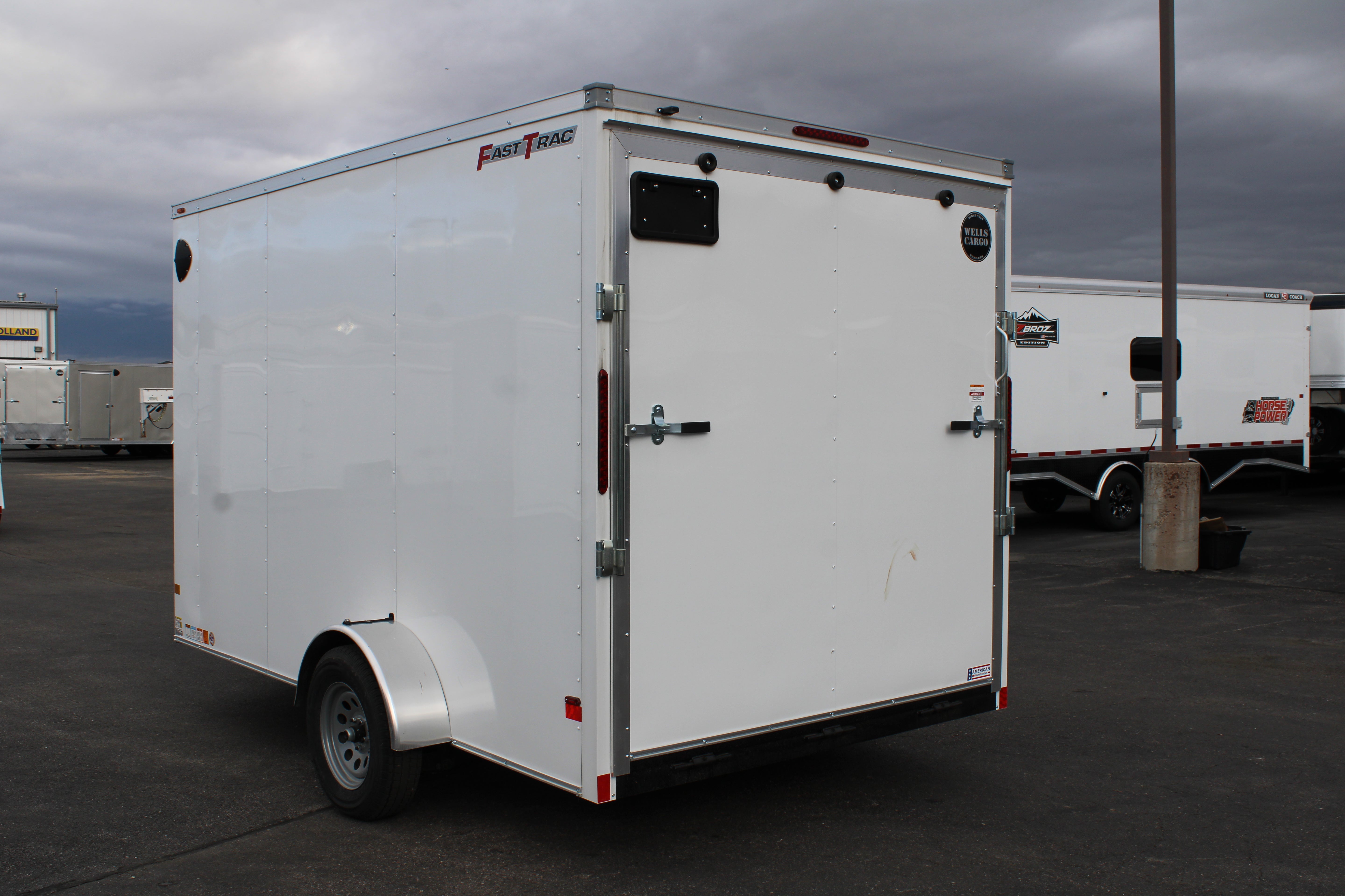 Wells Cargo 7 x 12 Deluxe Enclosed Trailer