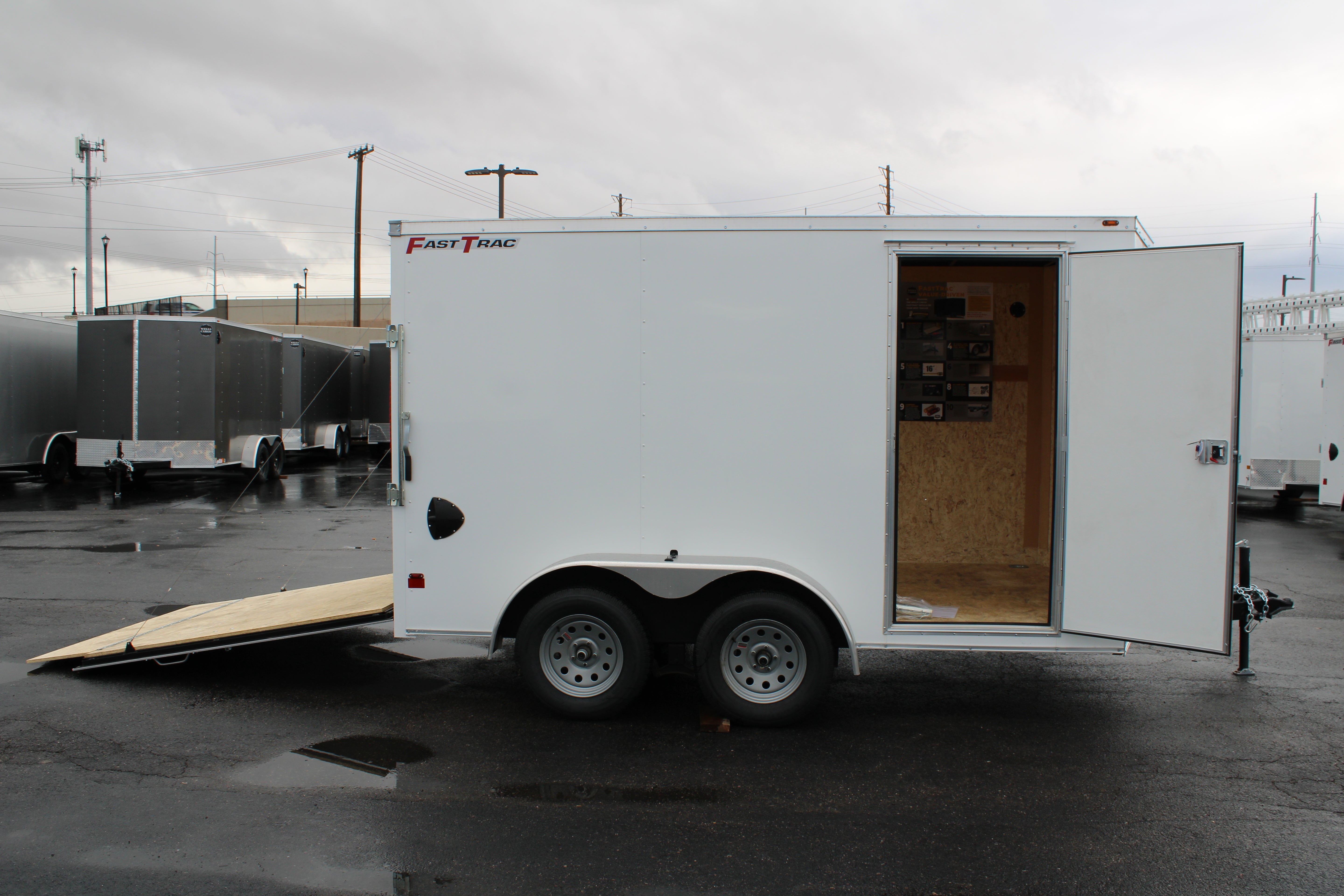 Wells Cargo 7 x 12 Deluxe Enclosed Trailer