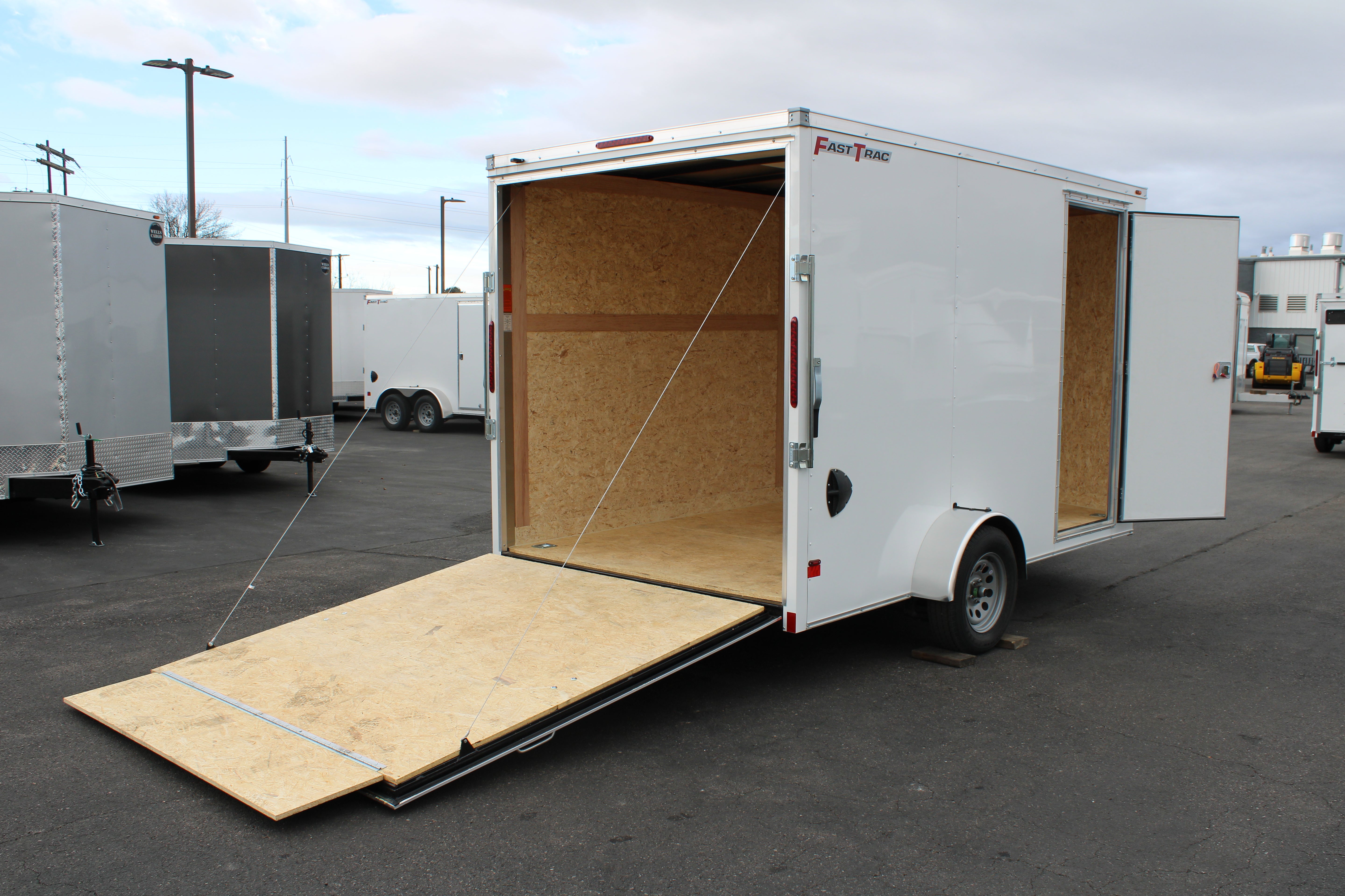 Wells Cargo 7 x 12 Deluxe Enclosed Trailer