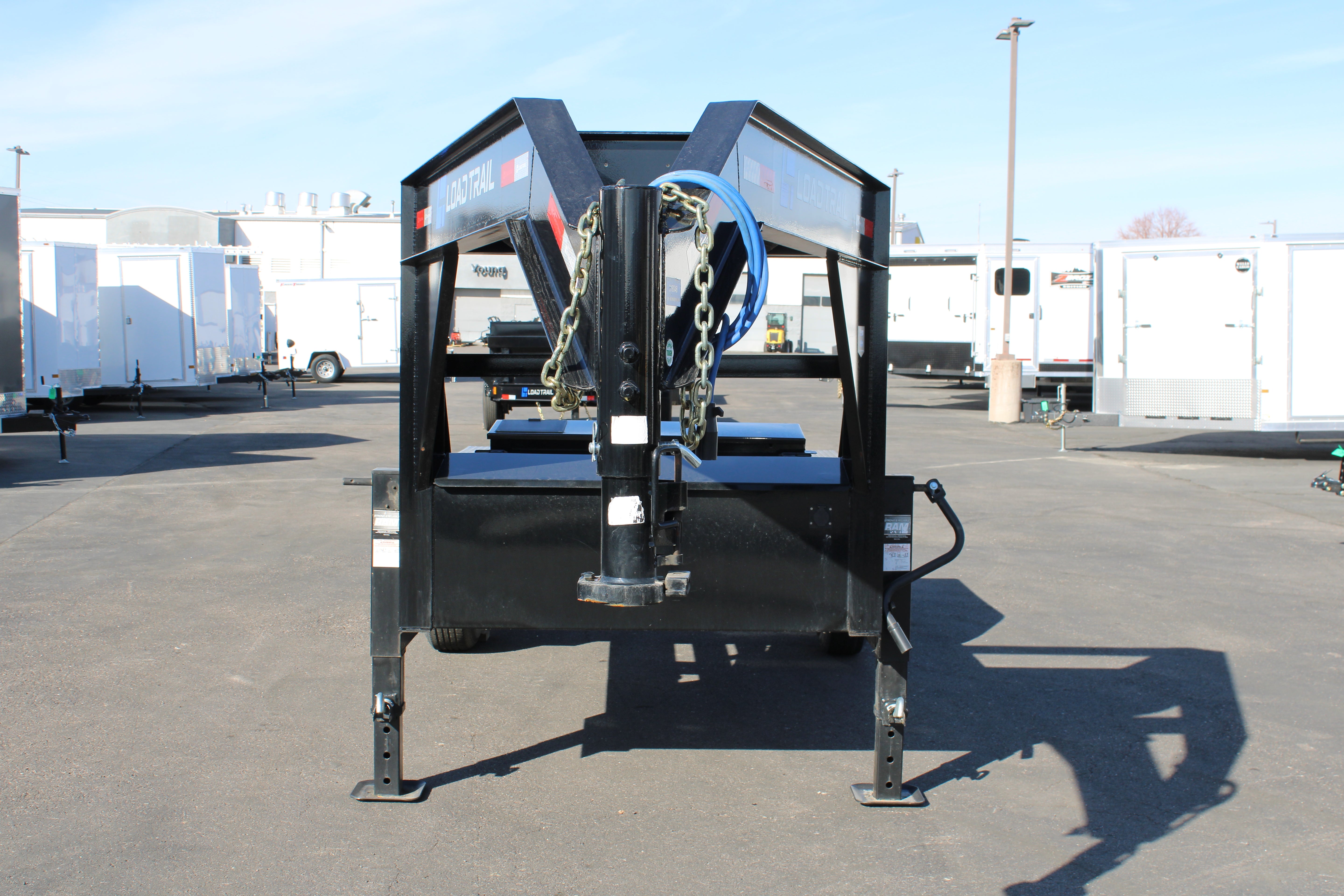 Load Trail 14' Gooseneck Dump Trailer Chassis