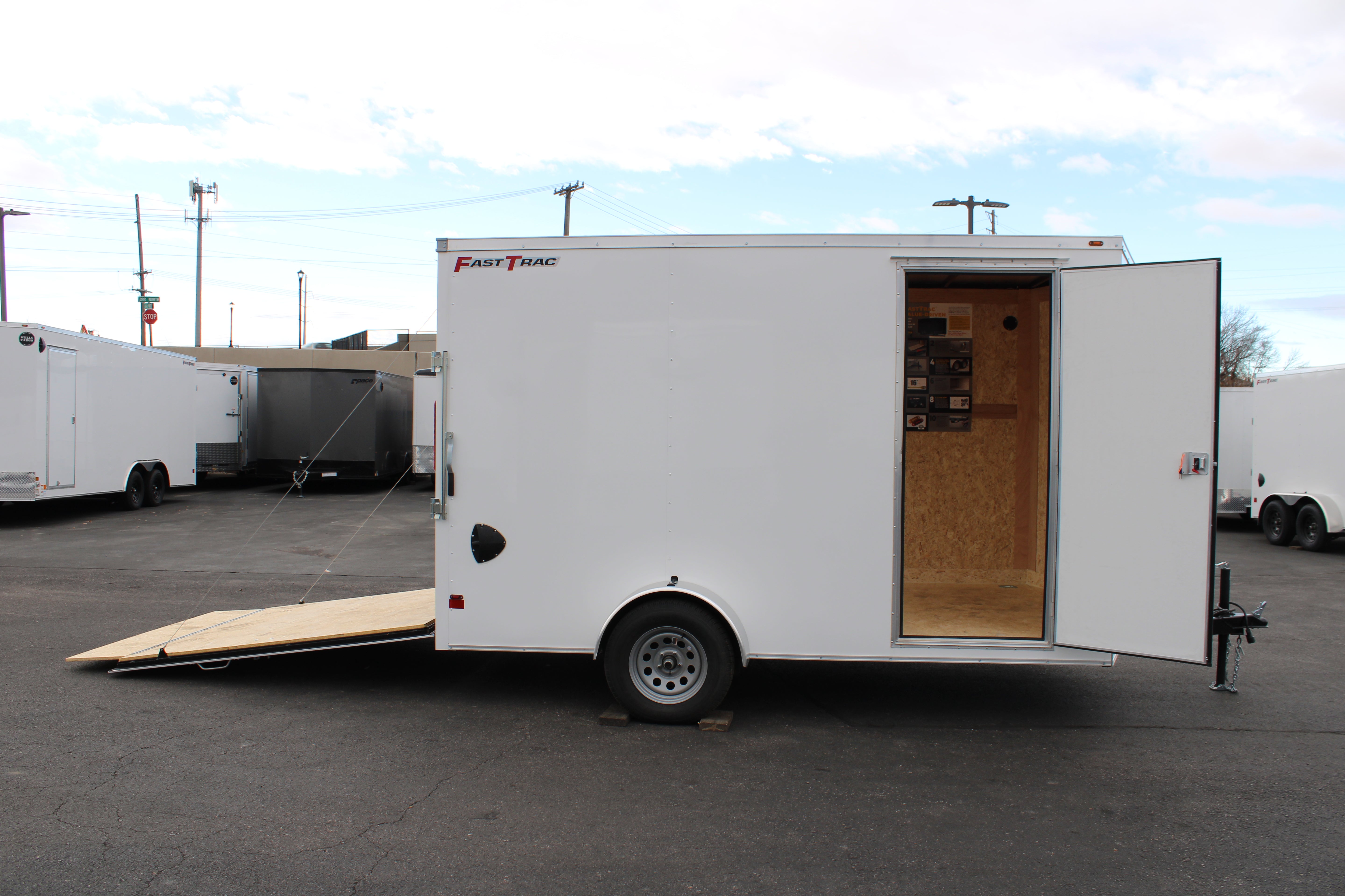 Wells Cargo 7 x 12 Deluxe Enclosed Trailer