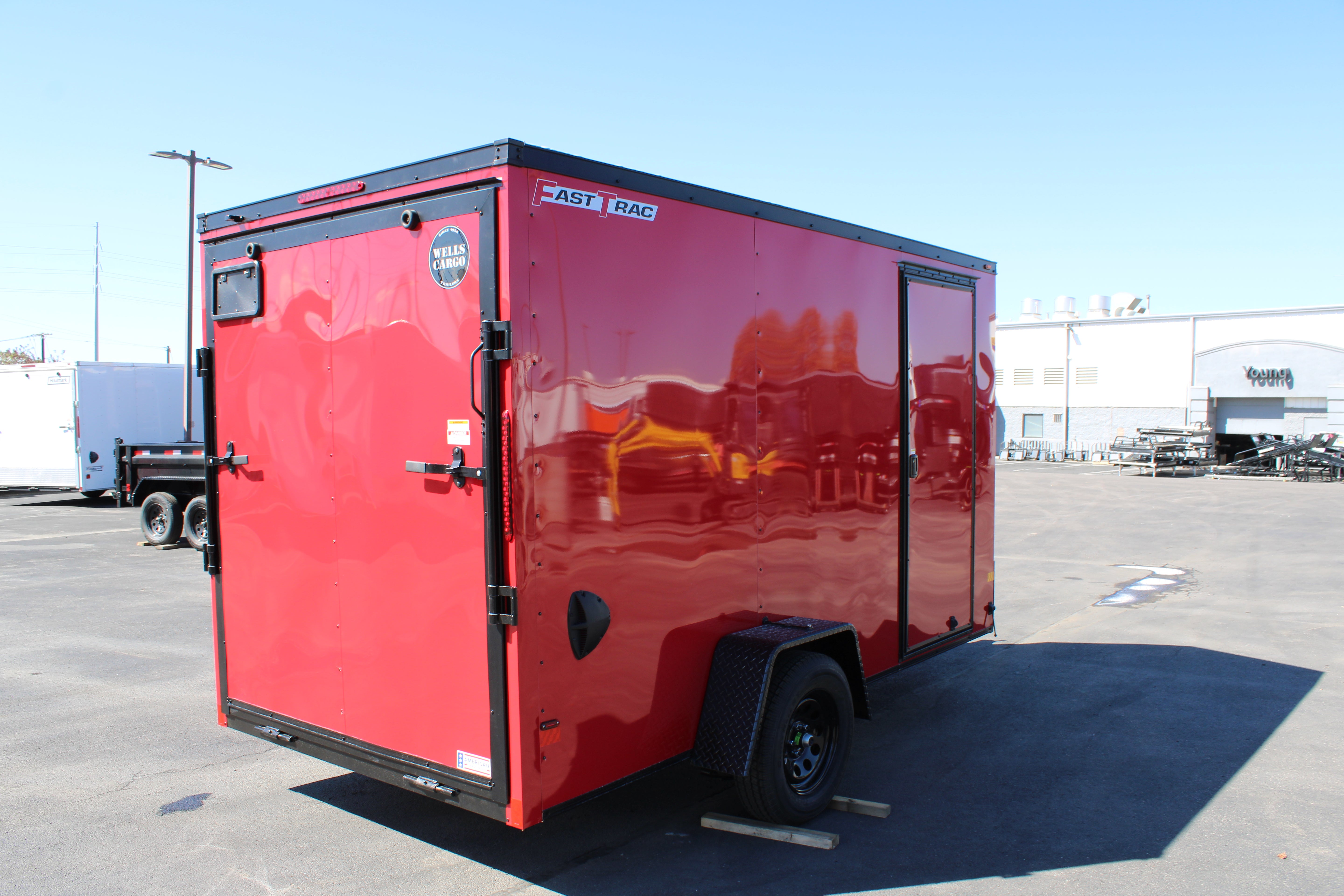 Wells Cargo 6 x 12 Deluxe Enclosed Trailer