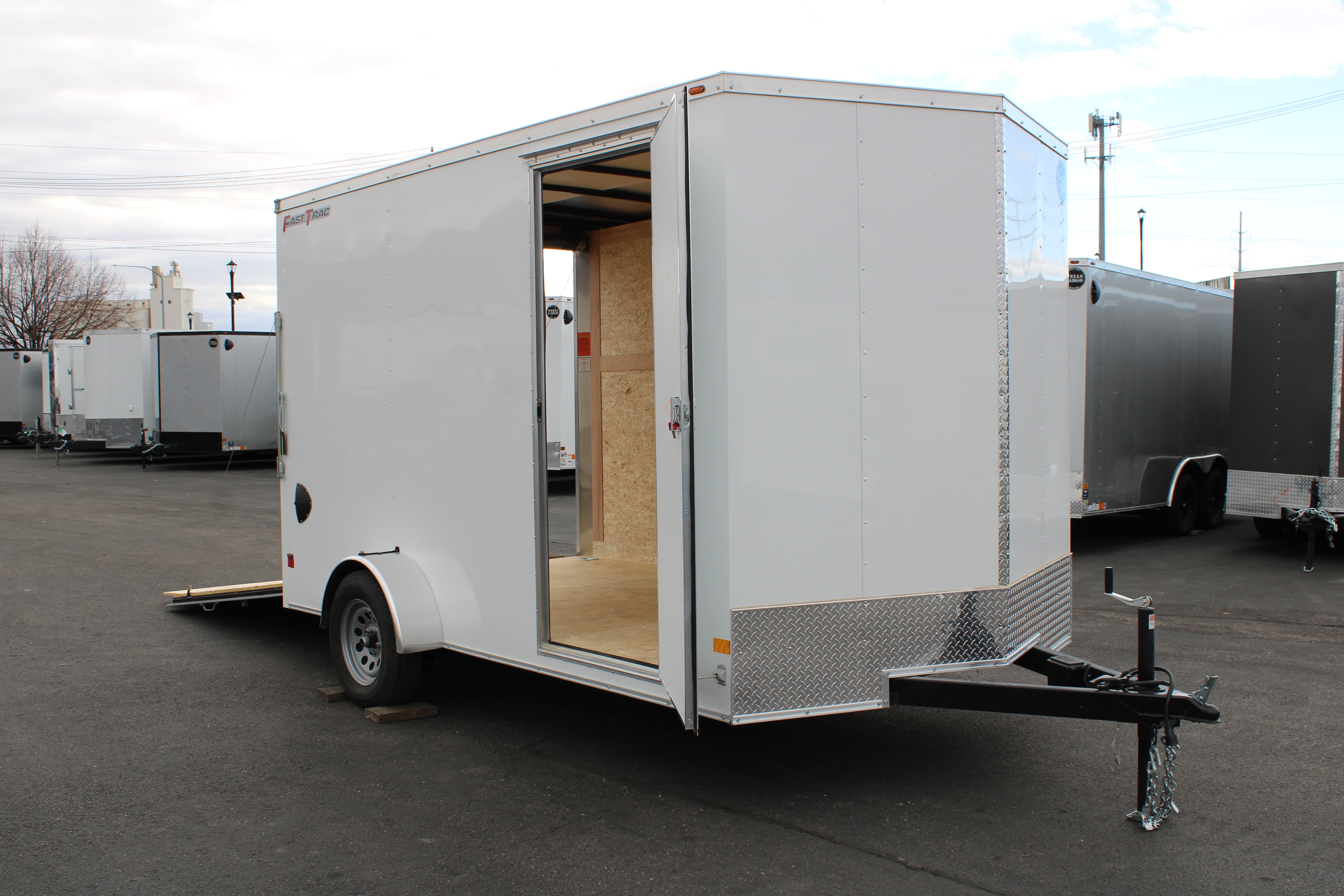 Wells Cargo 7 x 12 Deluxe Enclosed Trailer