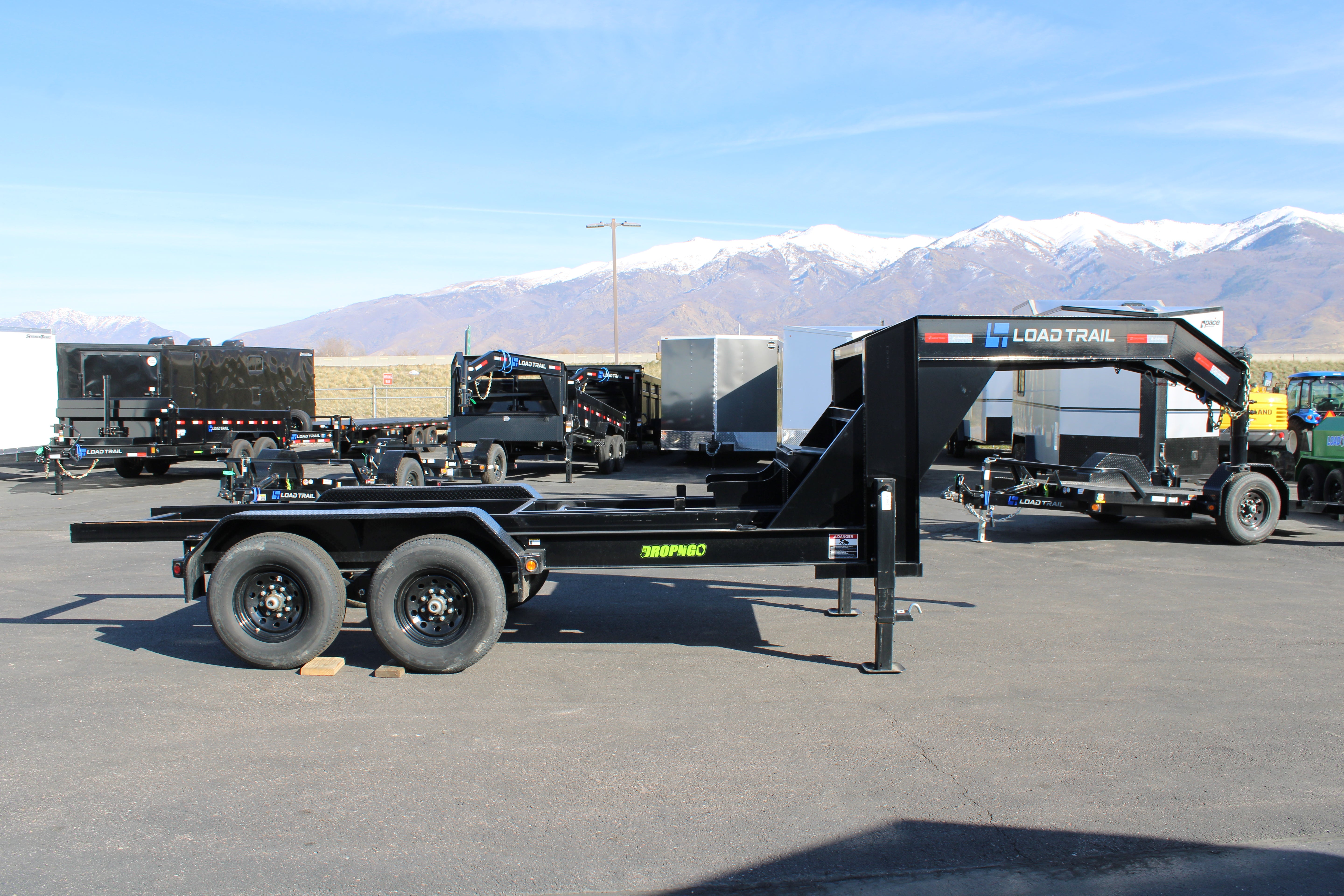 Load Trail 14' Gooseneck Dump Trailer Chassis