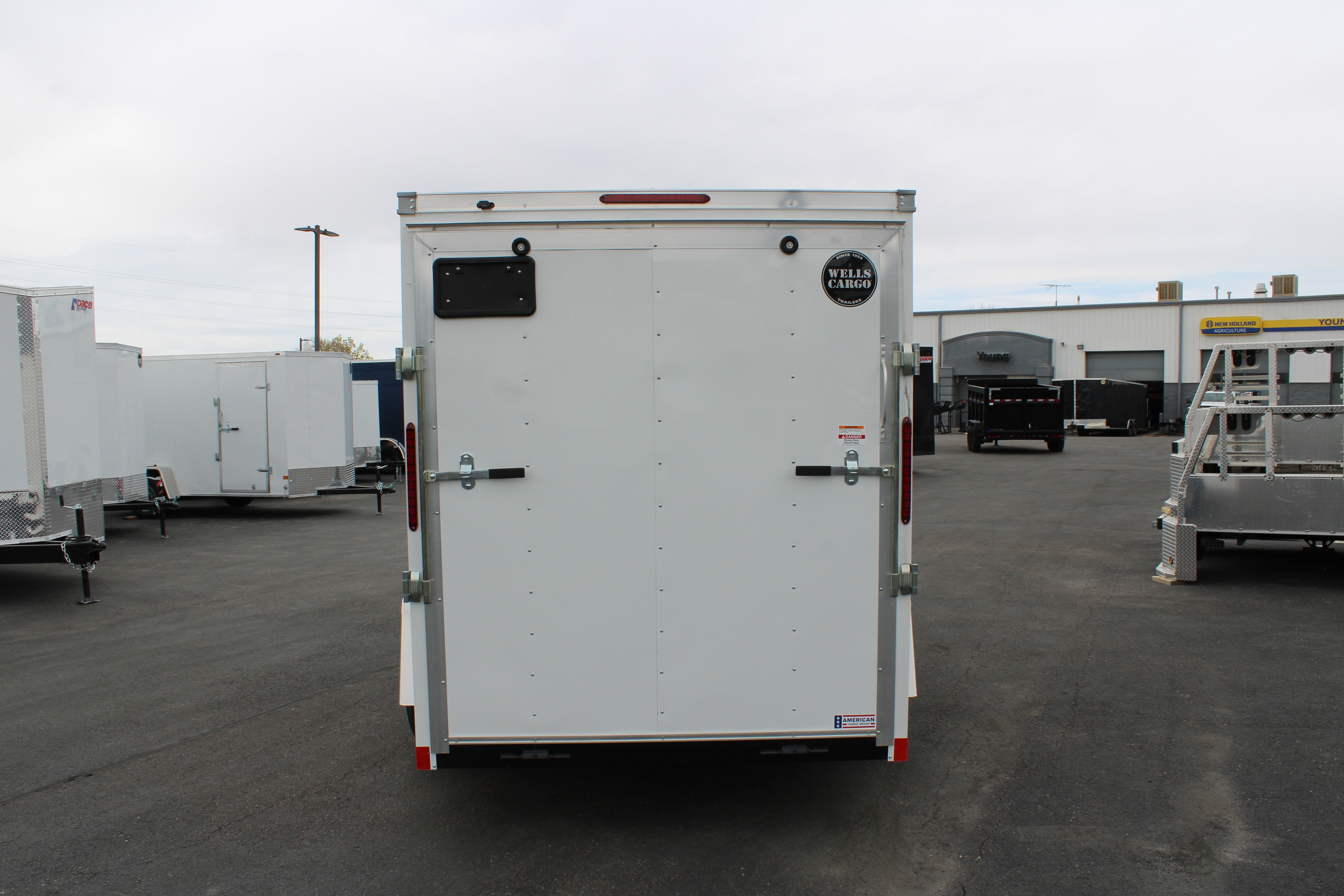 2025 Wells Cargo 6 x 12 Enclosed Trailer