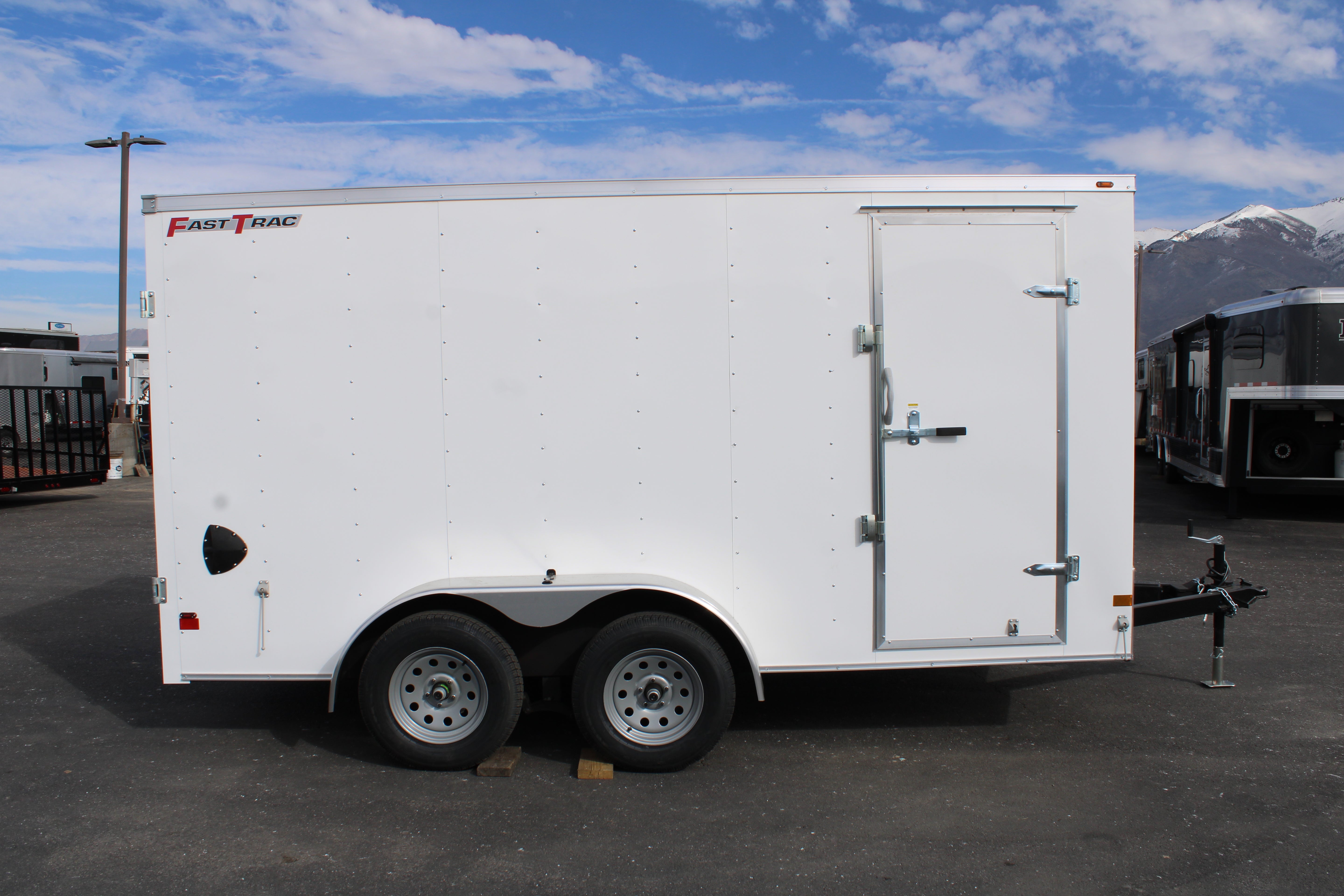 Wells 7x14 Cargo Enclosed Trailer W/ Barn Doors