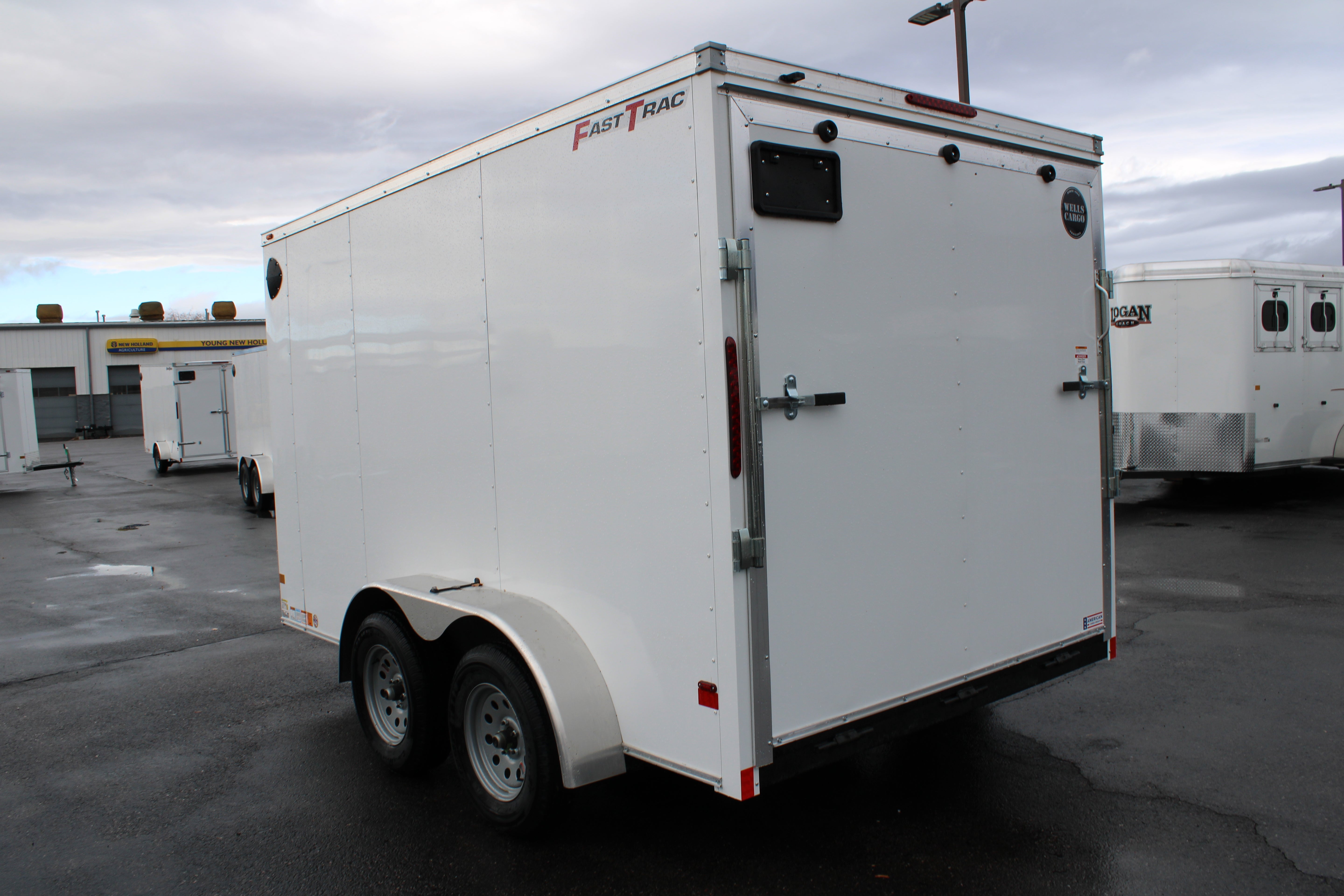 Wells Cargo 7 x 12 Deluxe Enclosed Trailer
