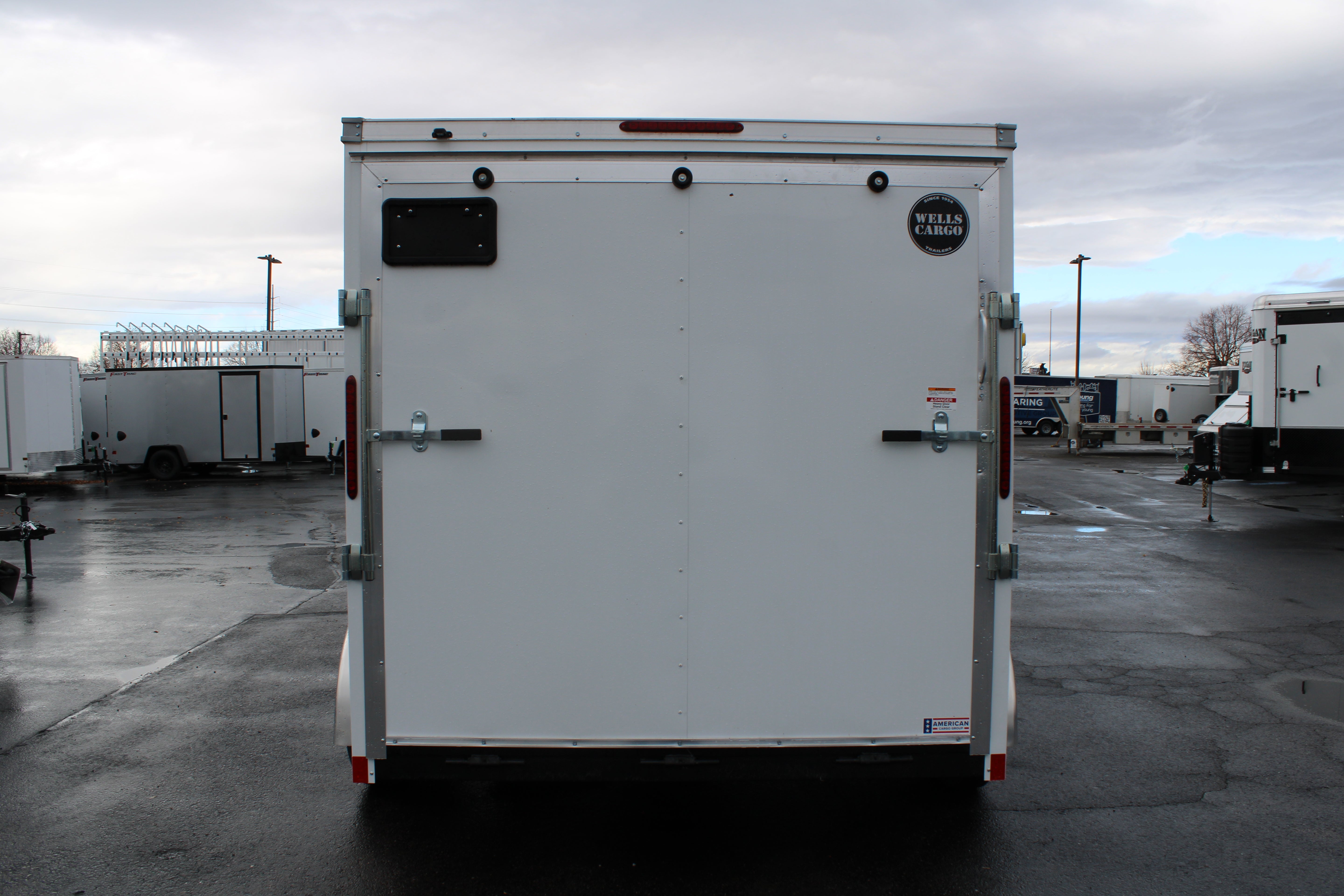 Wells Cargo 7 x 12 Deluxe Enclosed Trailer