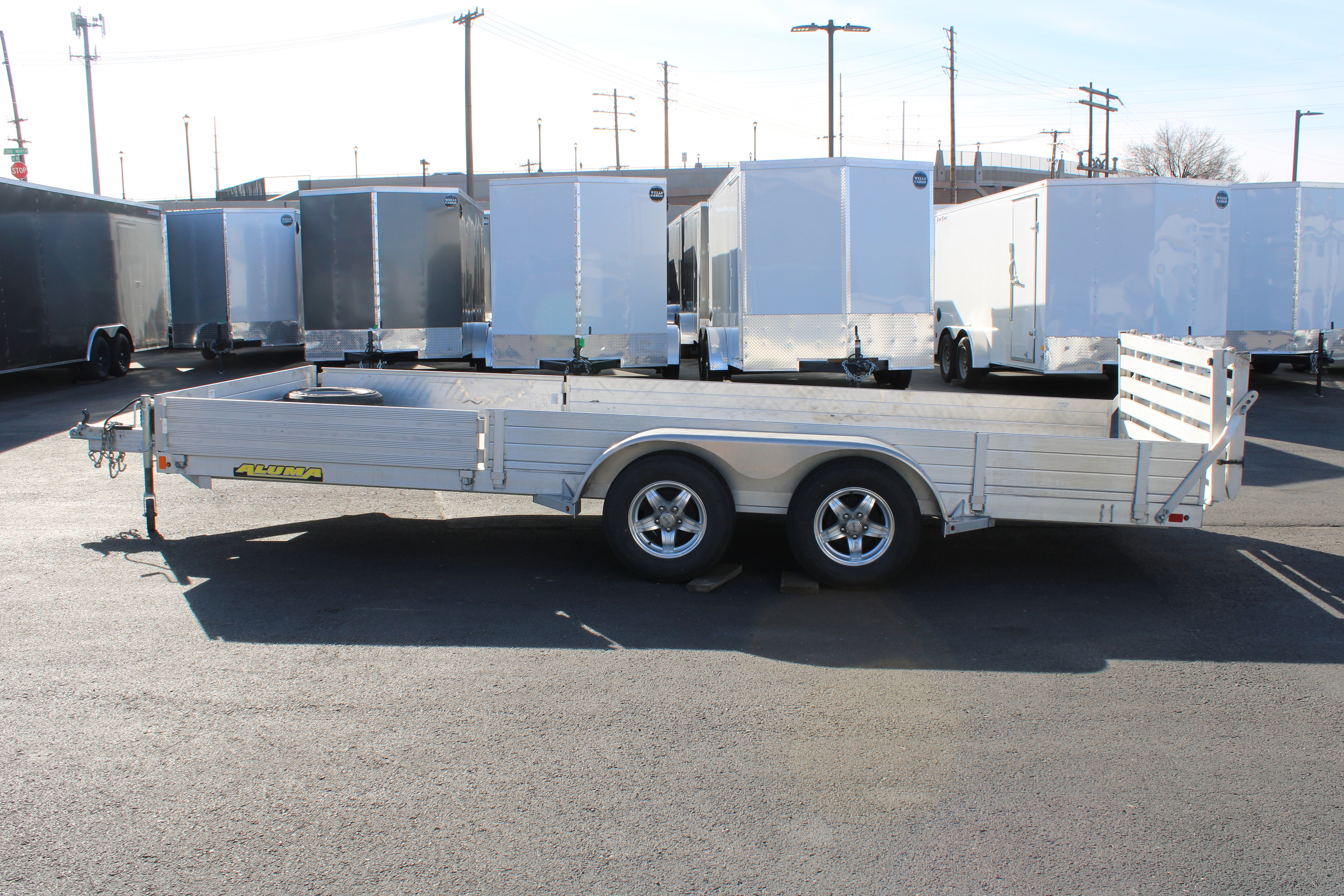 Used 18' Aluminum Utility Trailer