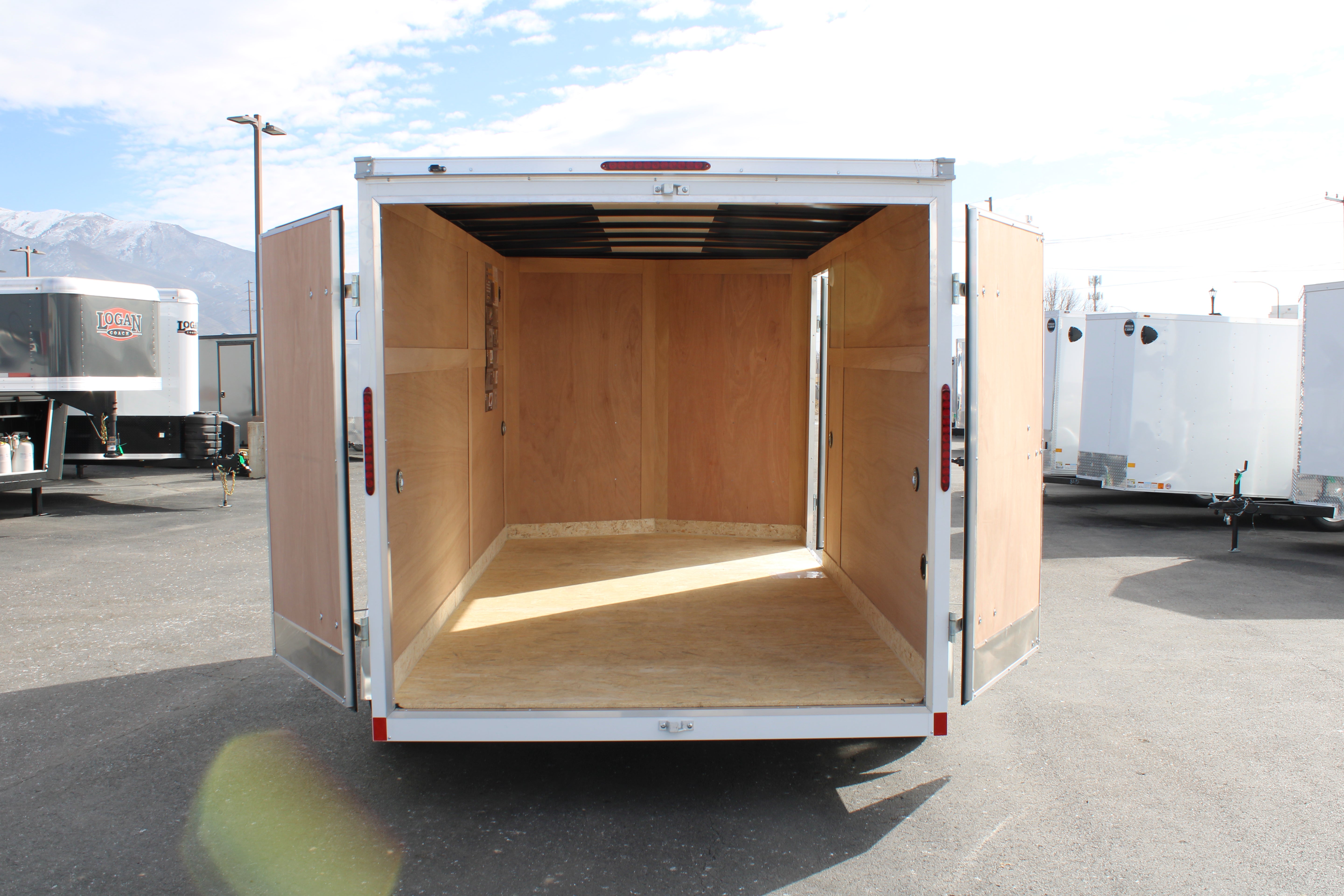 Wells 7x14 Cargo Enclosed Trailer W/ Barn Doors