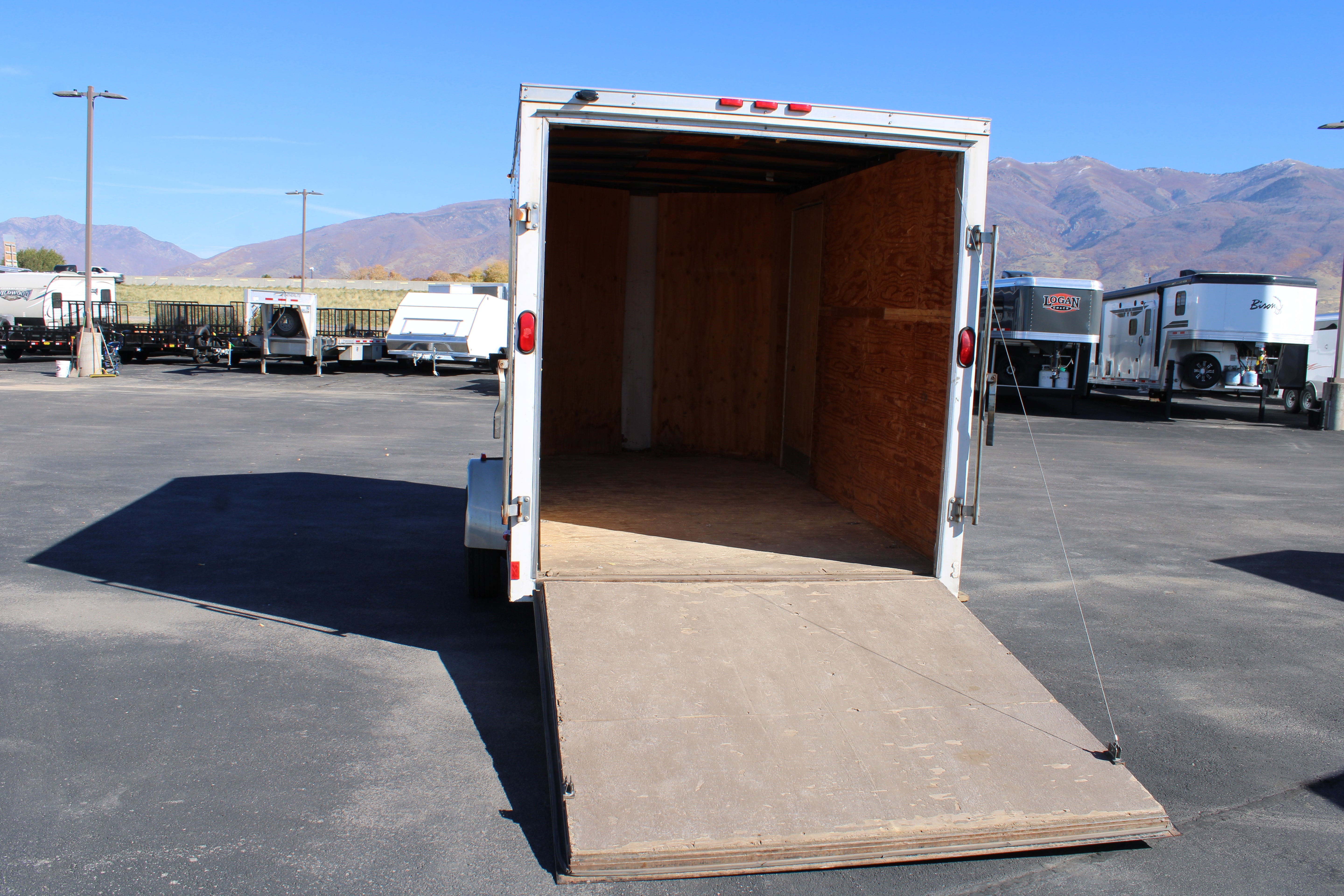 Wells Cargo 7 x 12 Deluxe Enclosed Trailer