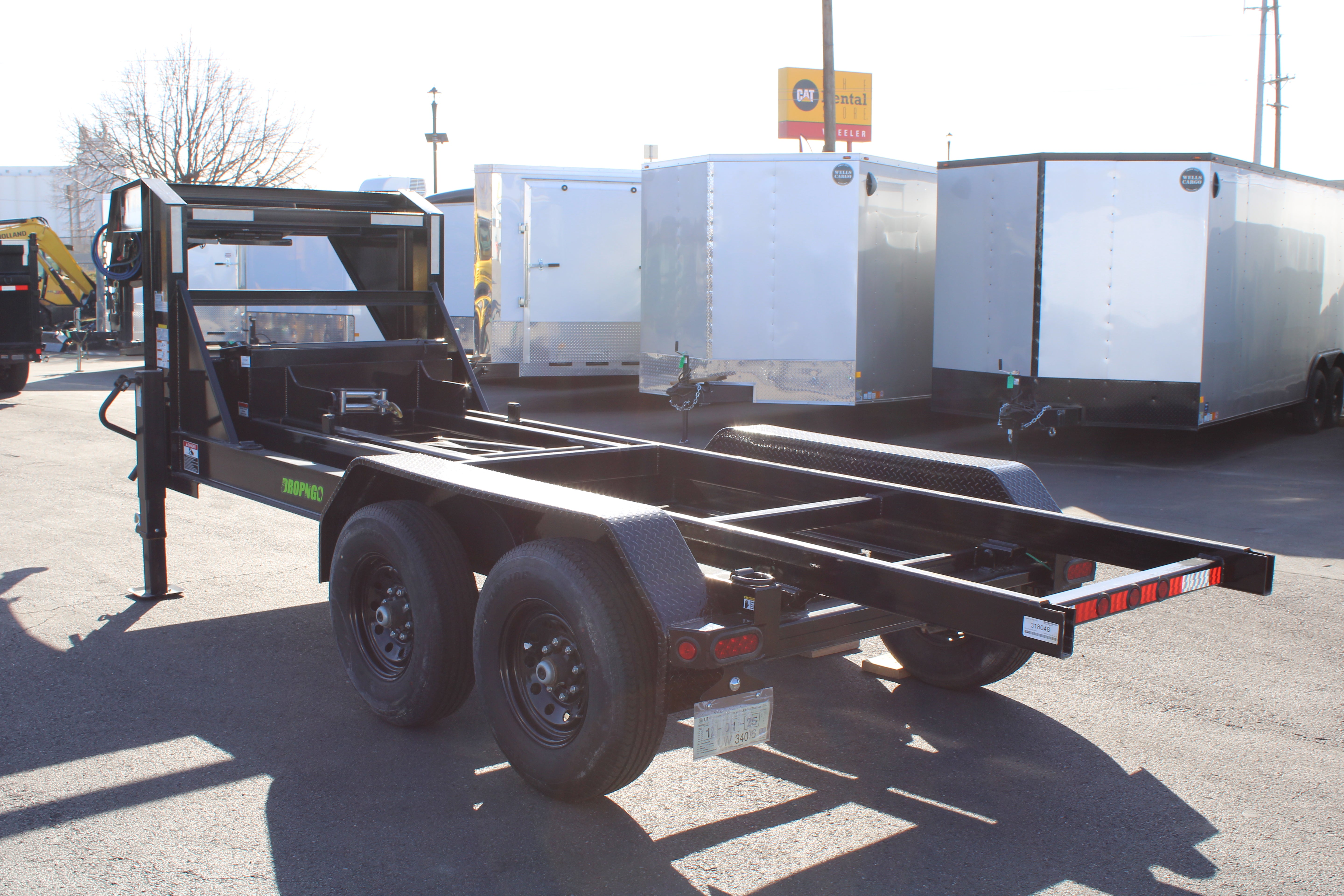 Load Trail 14' Gooseneck Dump Trailer Chassis