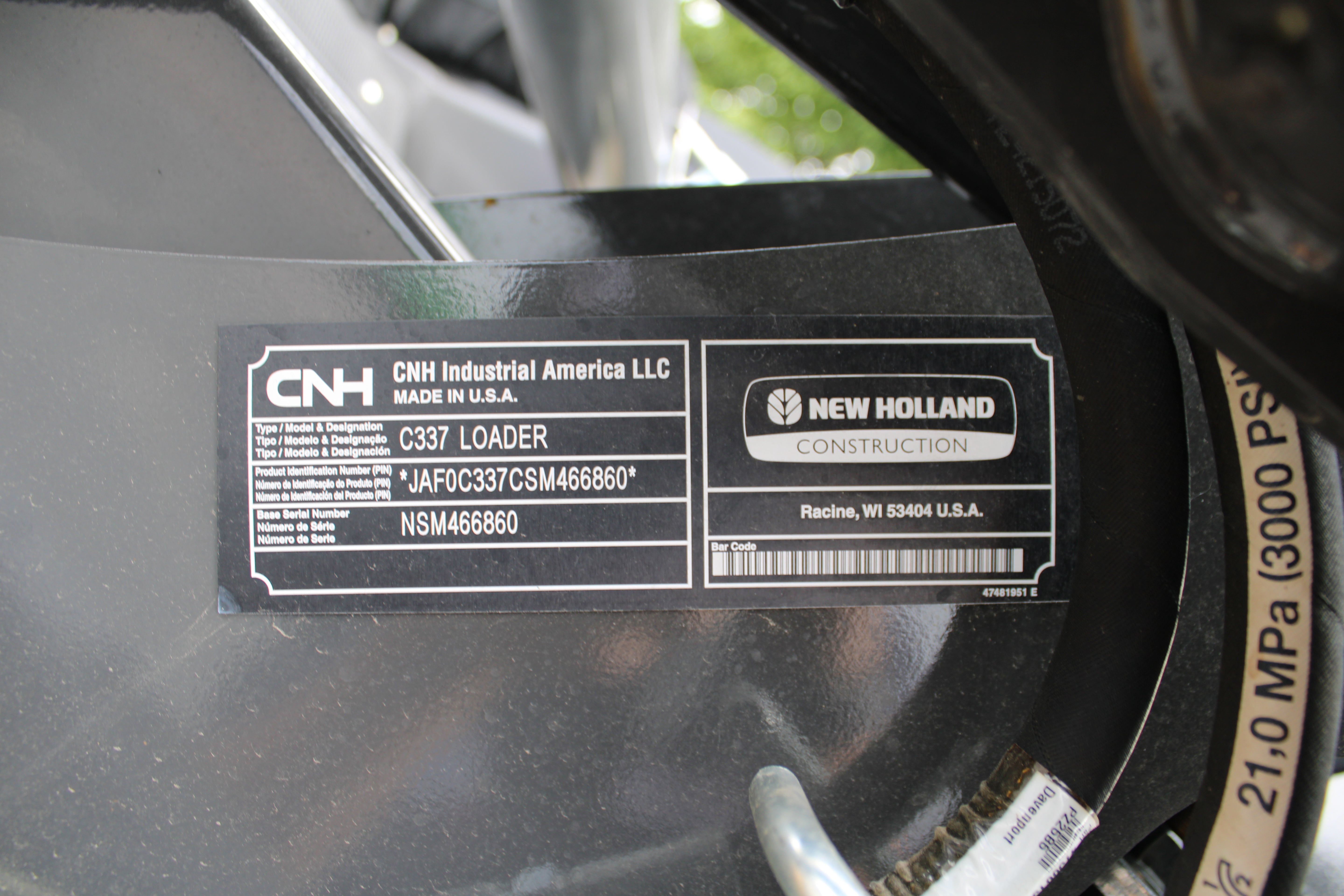 New Holland C337 Skidsteer