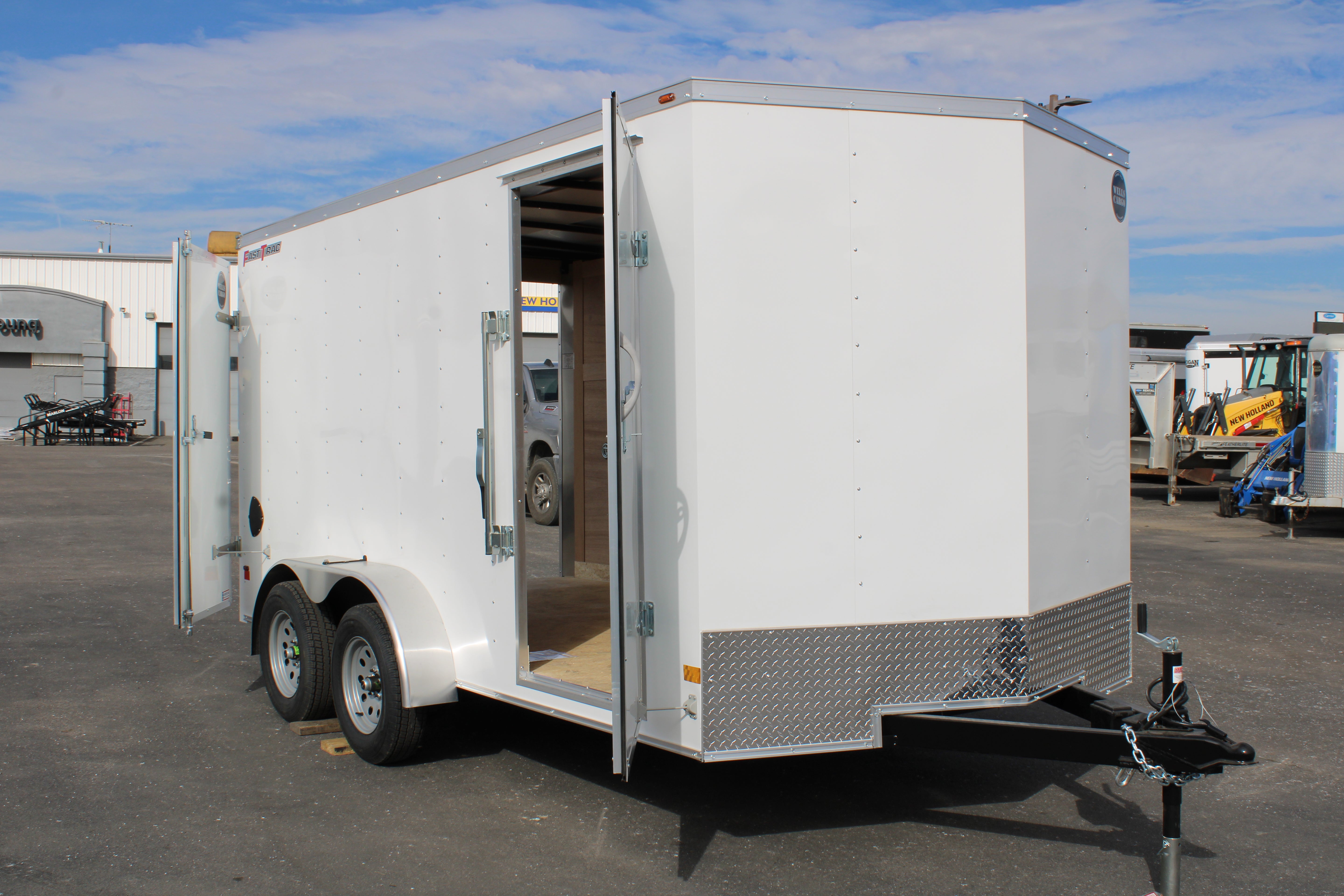 Wells 7x14 Cargo Enclosed Trailer W/ Barn Doors