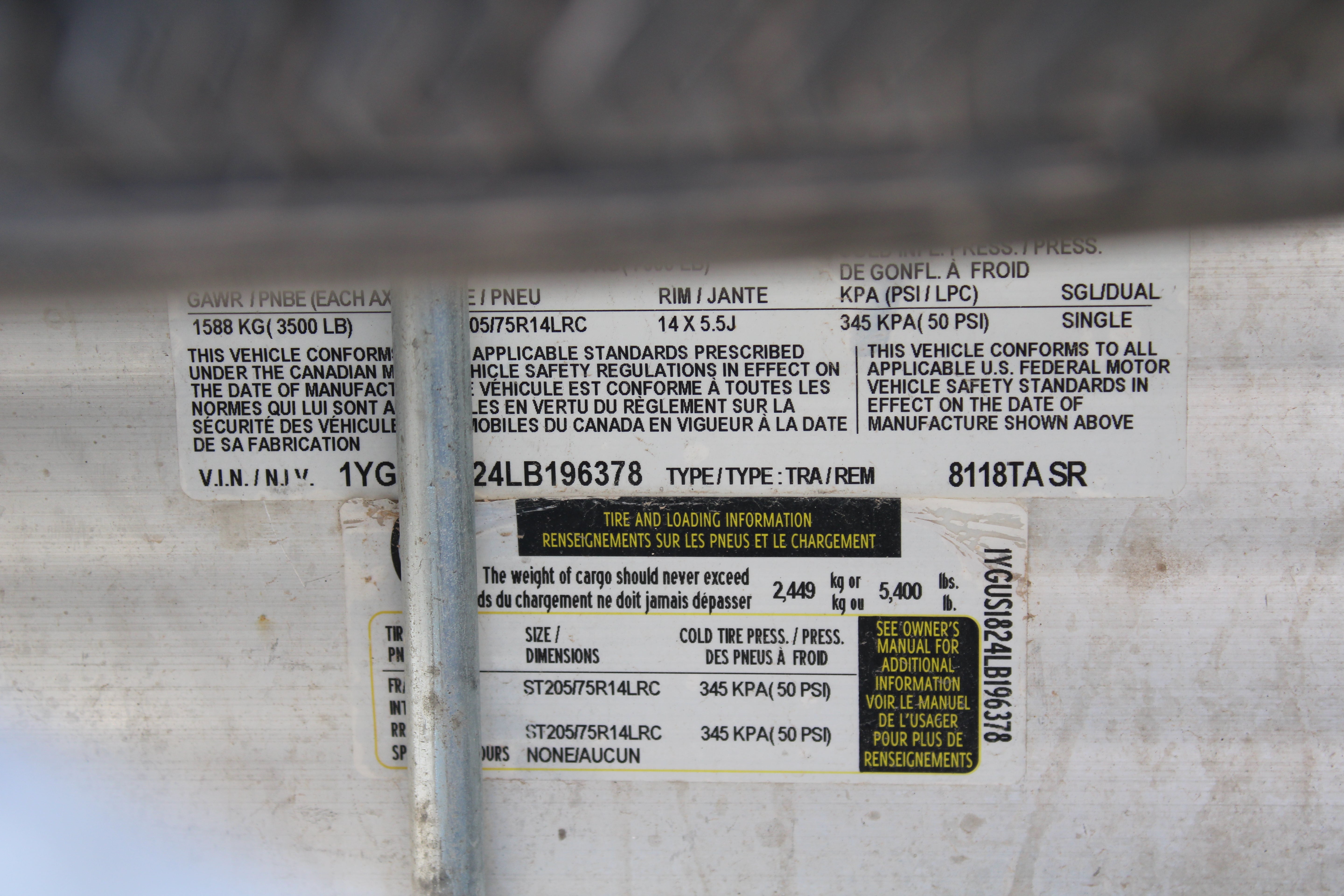 Used 18' Aluminum Utility Trailer