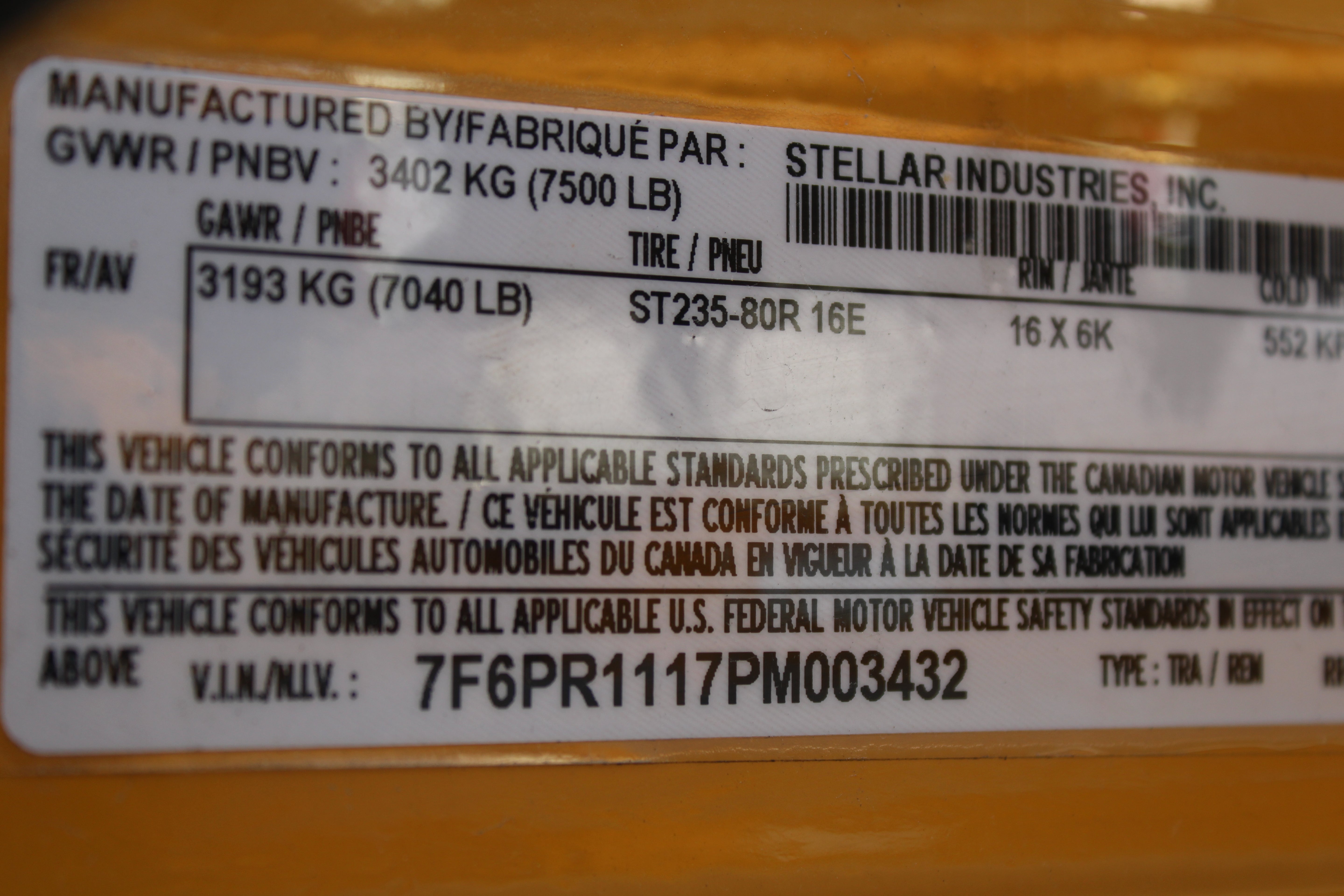 Stellar RR-160 Self-Loading Cable Trailer