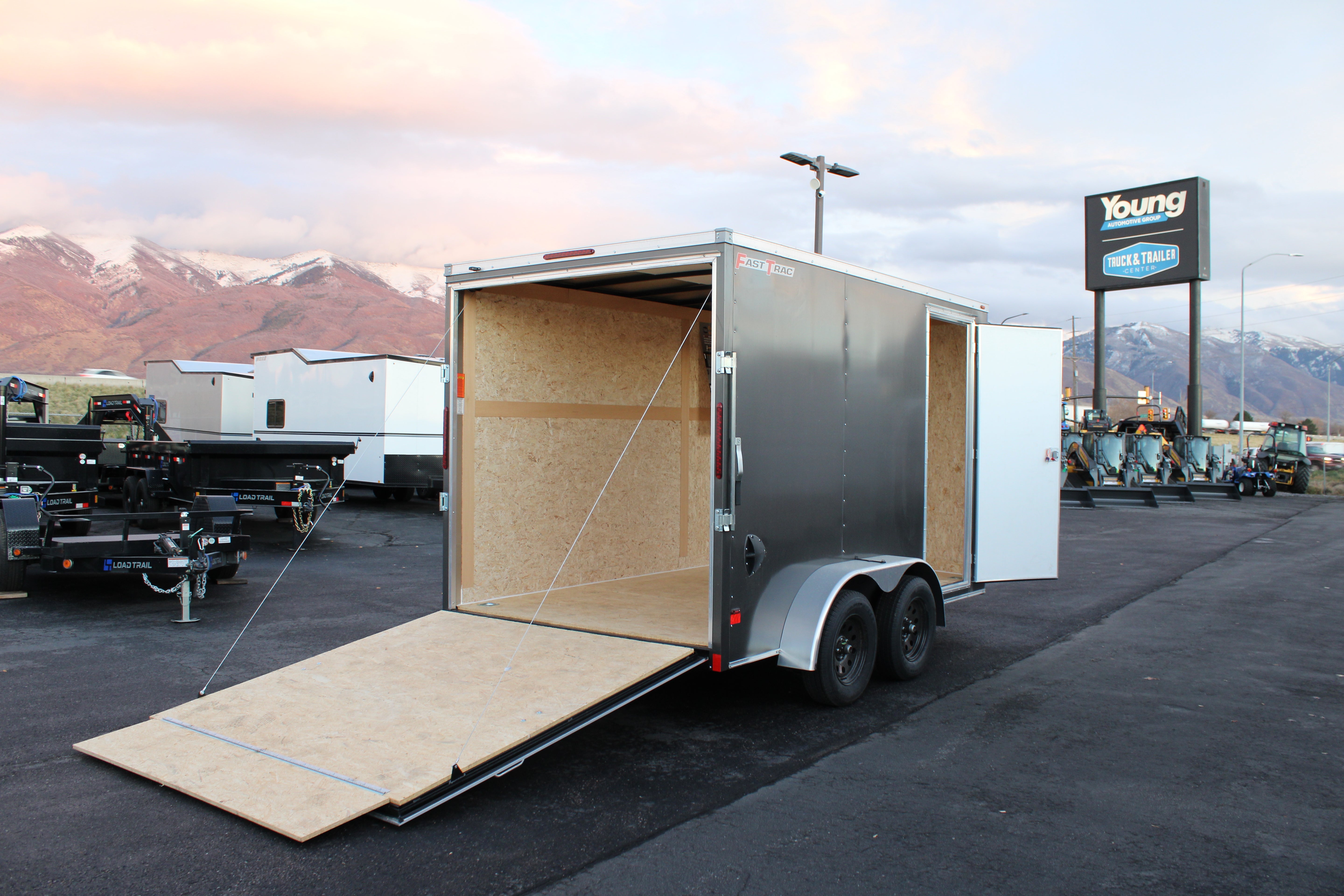 Wells Cargo 7 x 12 Deluxe Enclosed Trailer