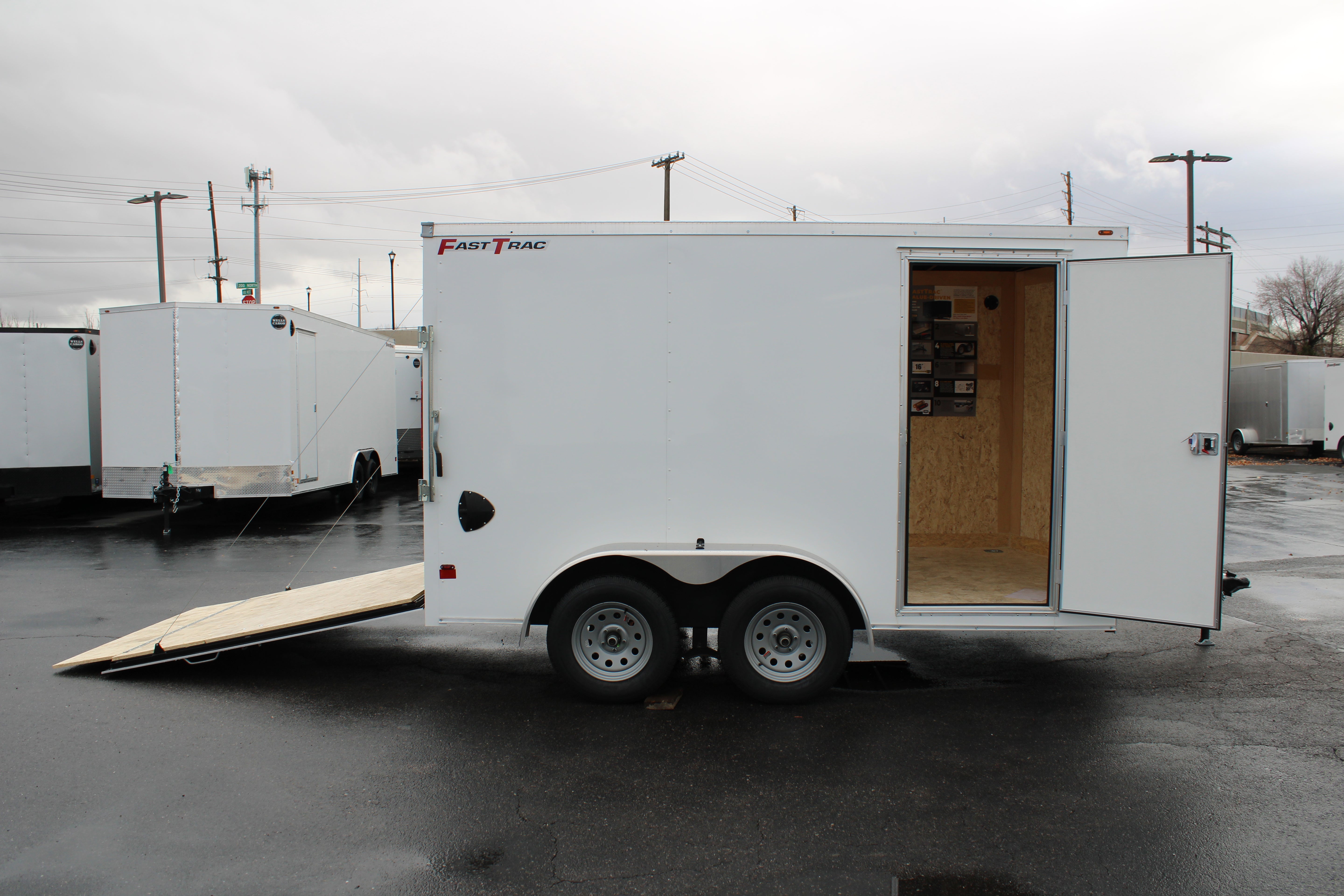 Wells Cargo 7 x 12 Deluxe Enclosed Trailer