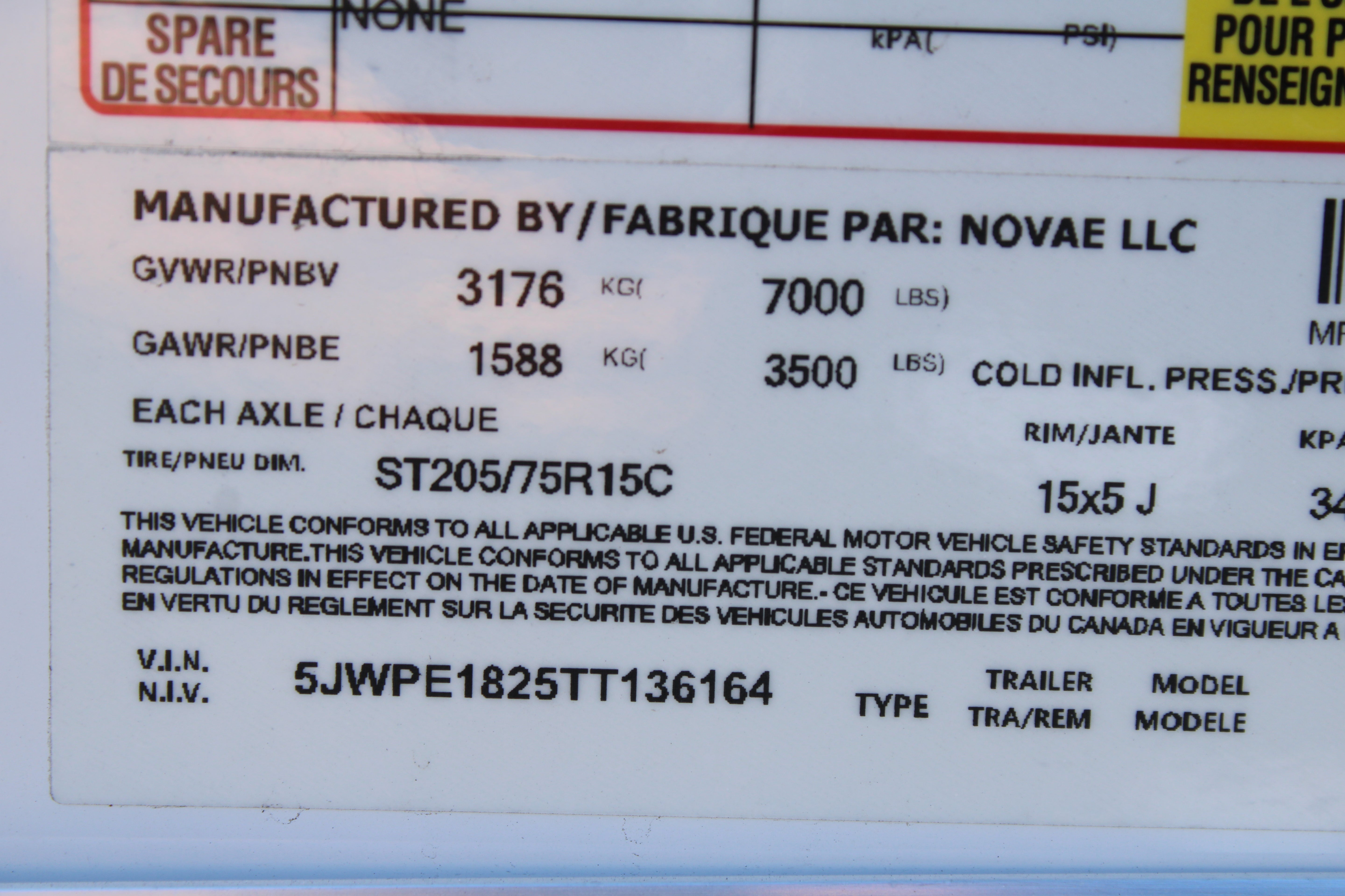 Pace 7.5 x 18 Enclosed Trailer