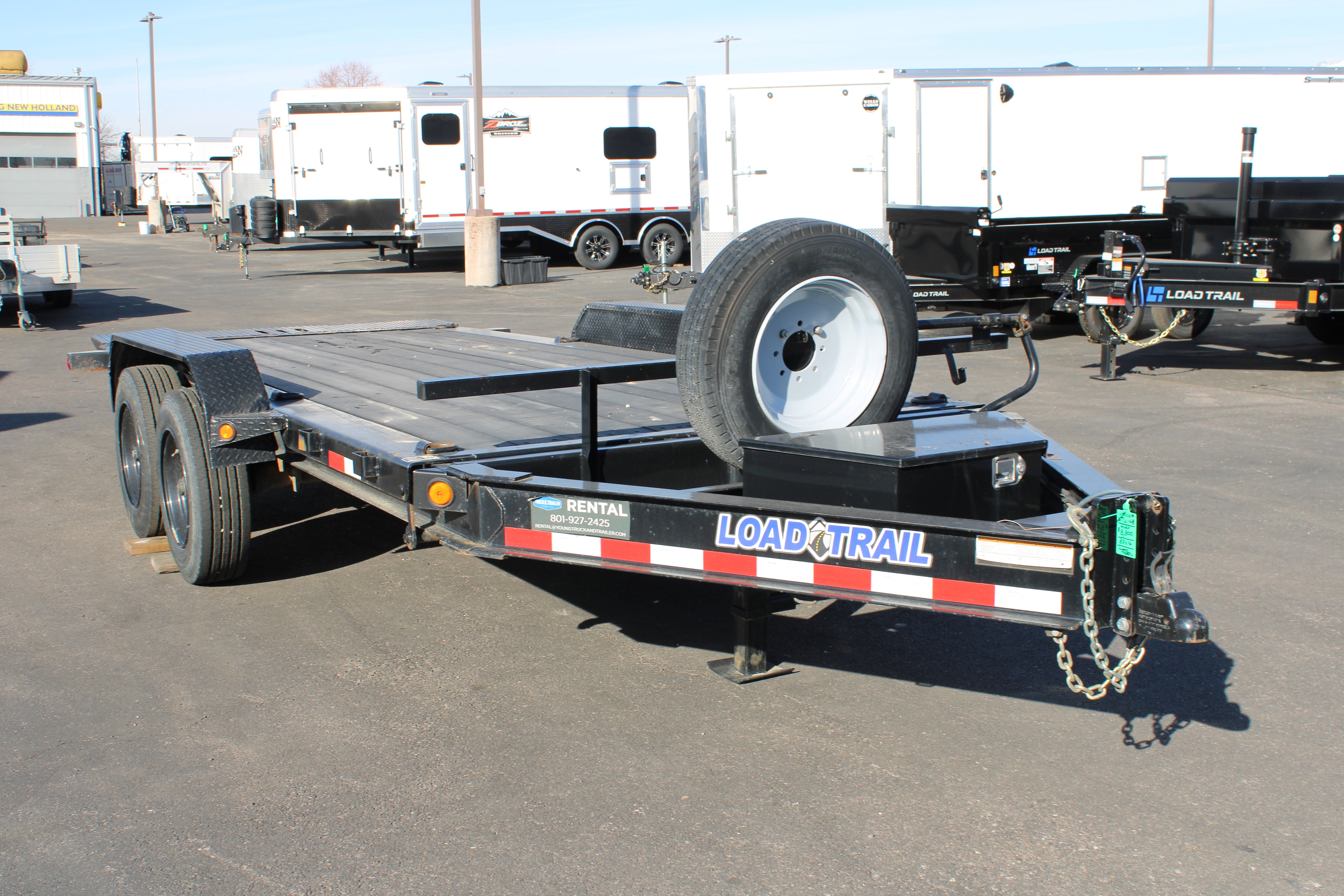 Used Load Trail 16' tilt-deck Trailer