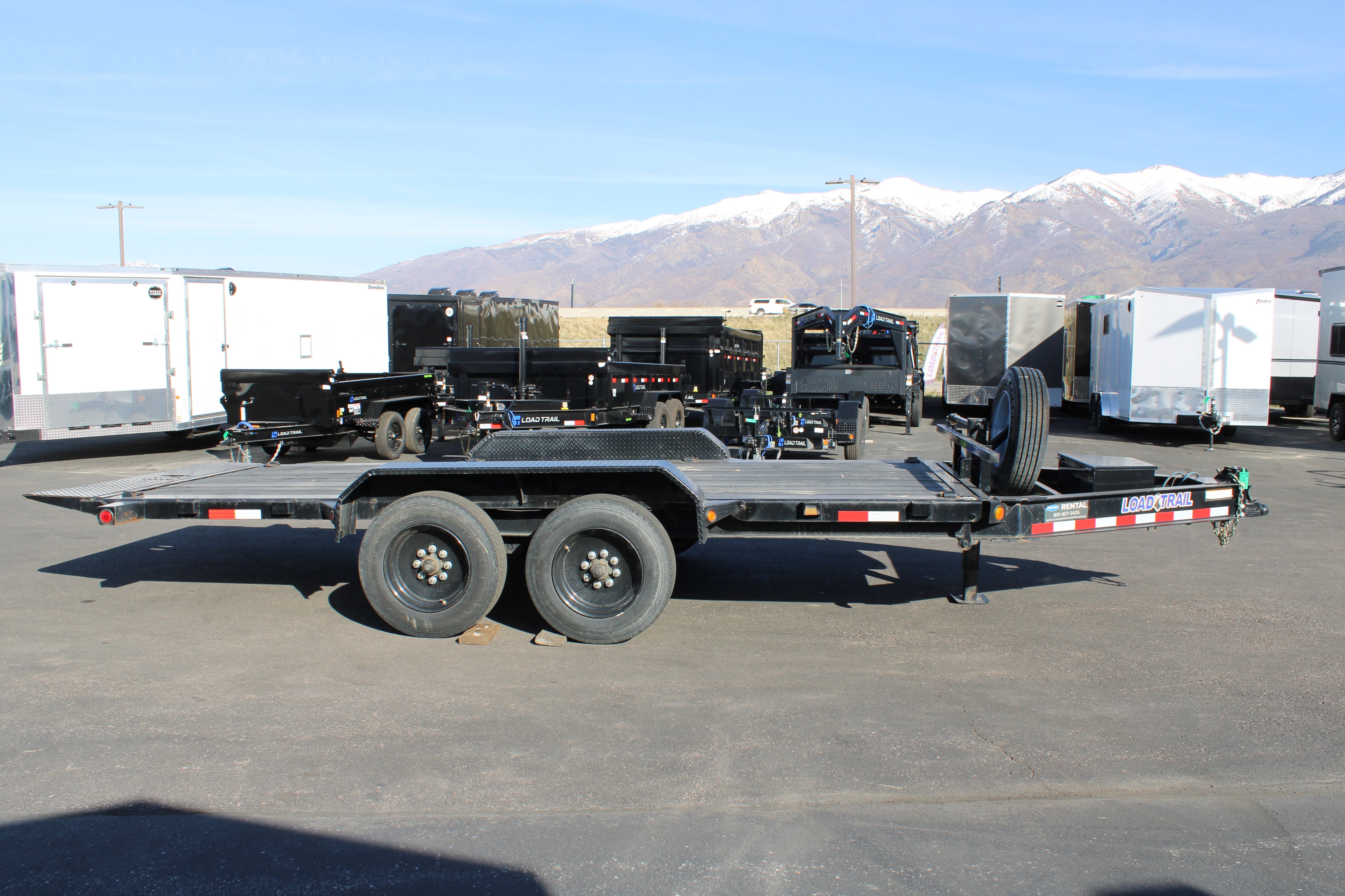 Used Load Trail 16' tilt-deck Trailer