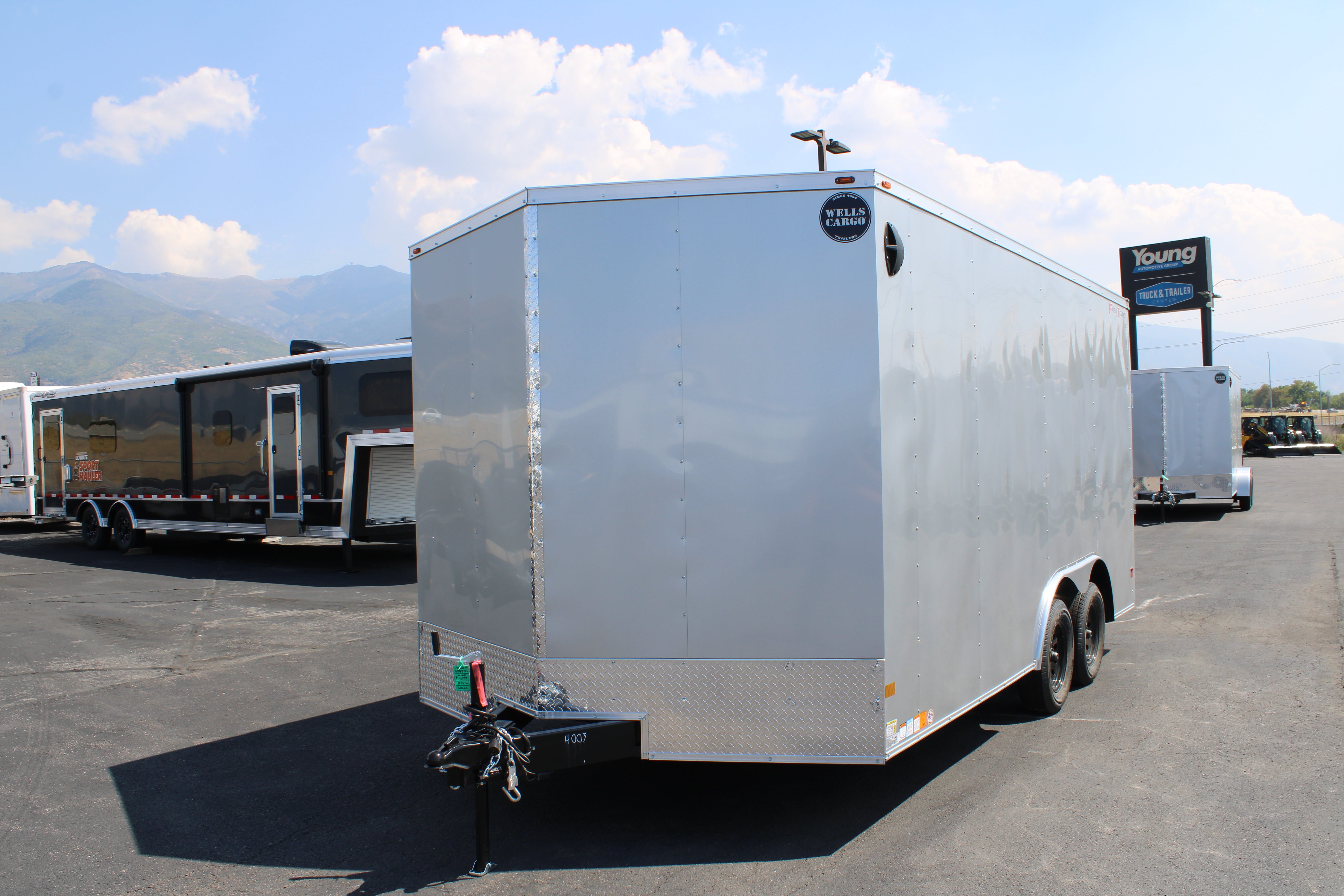 2025 Wells Cargo 8.5 x 16 Deluxe Enclosed Trailer