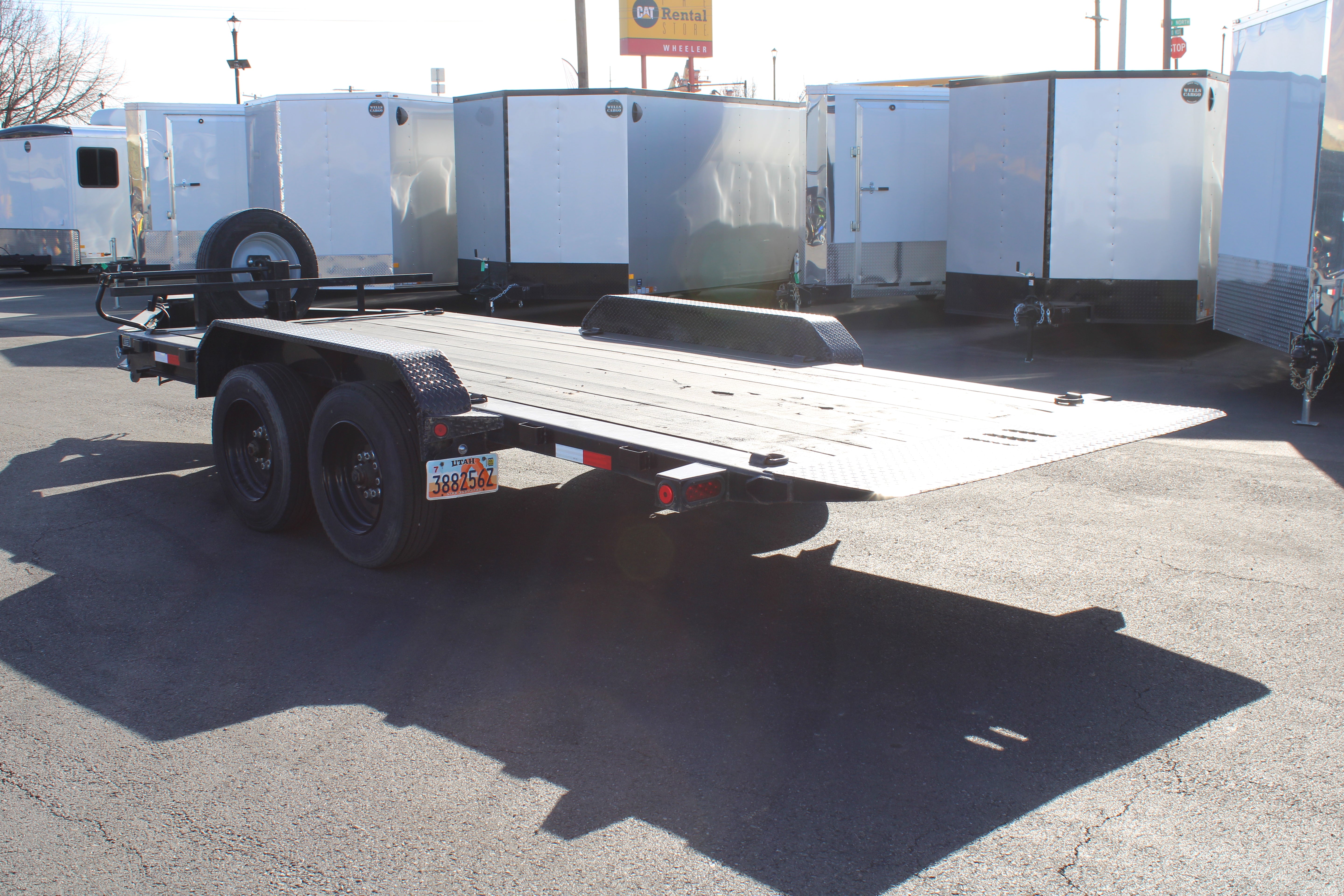 Used Load Trail 16' tilt-deck Trailer
