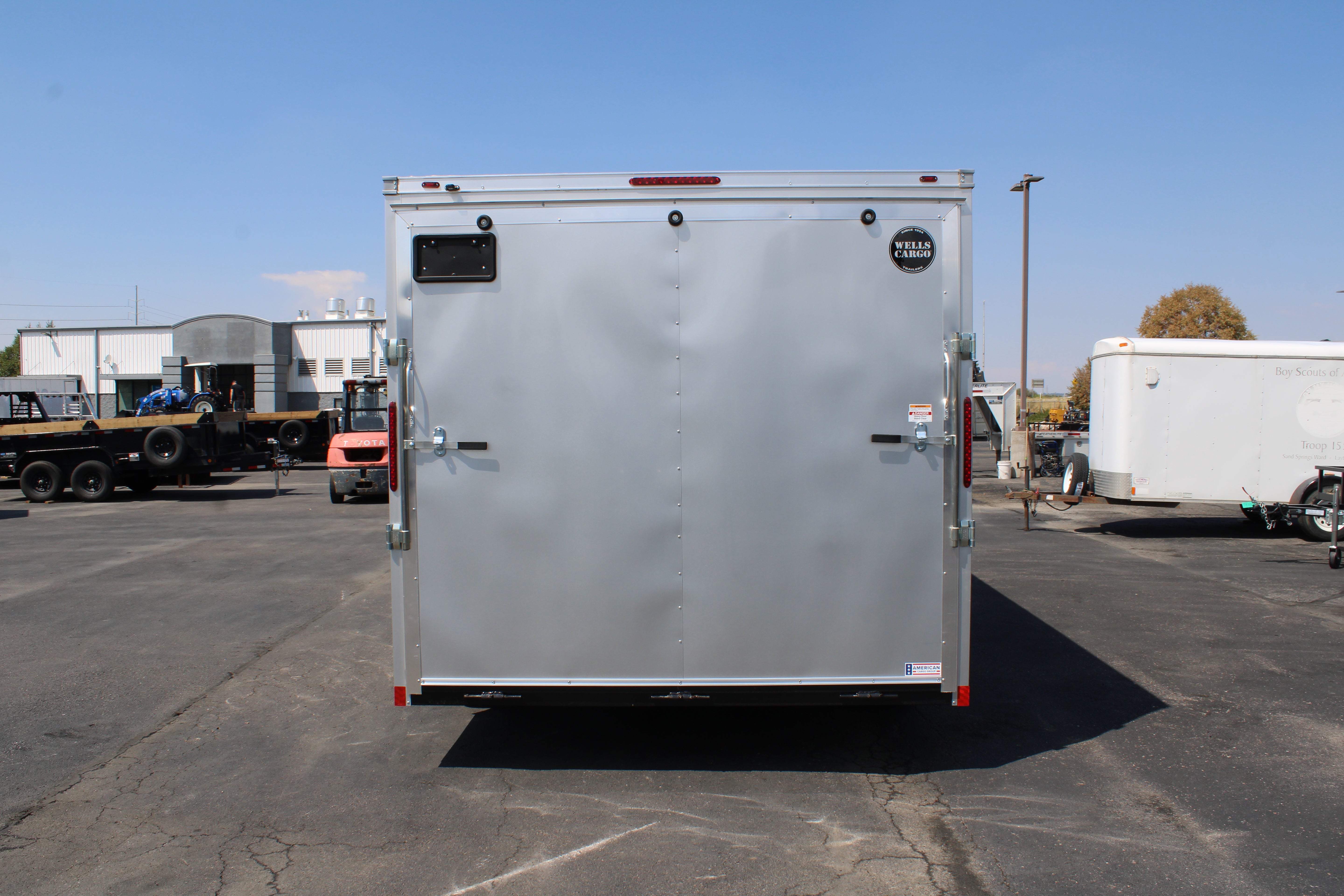 2025 Wells Cargo 8.5 x 16 Deluxe Enclosed Trailer