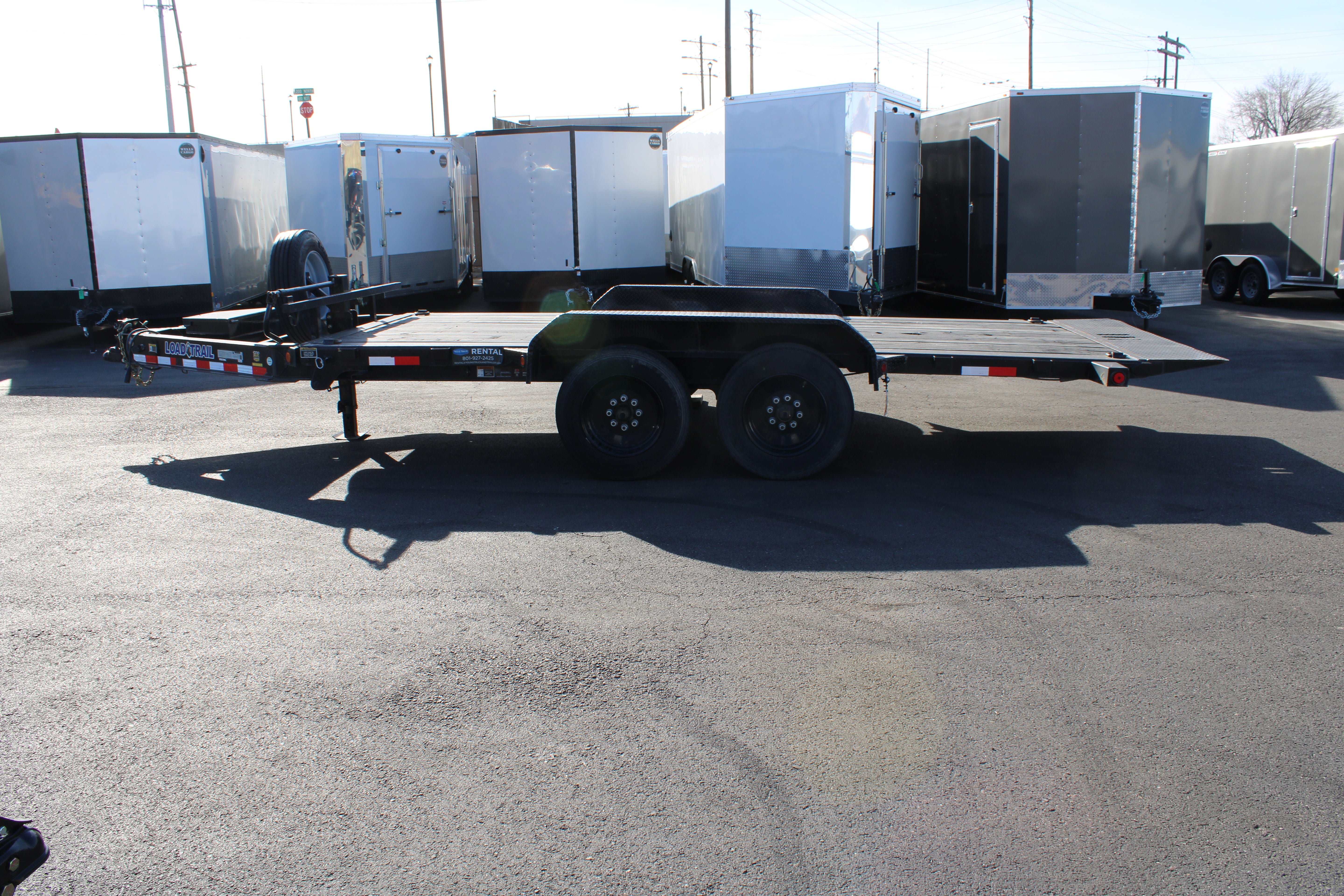 Used Load Trail 16' tilt-deck Trailer