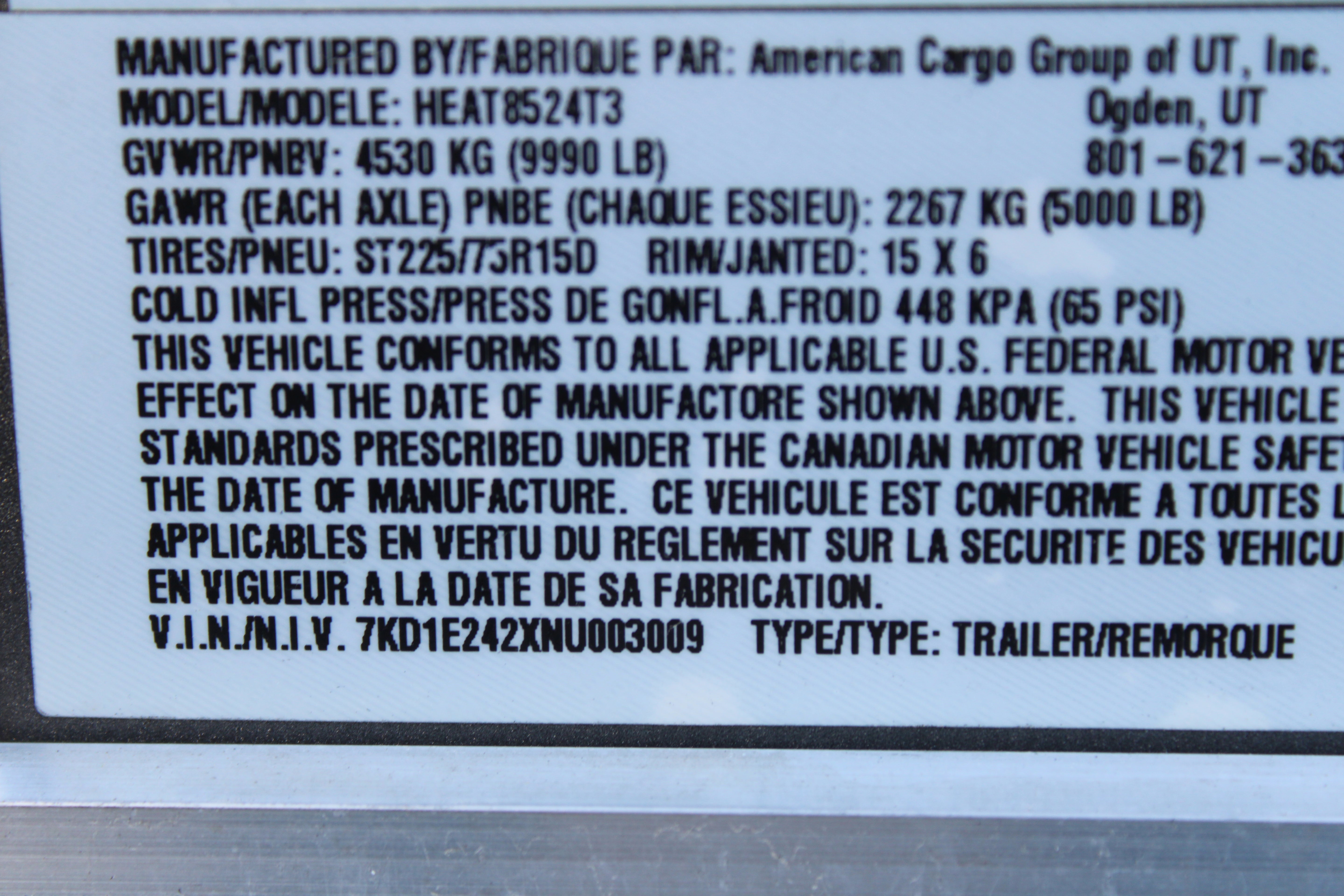 Wells Cargo 8.5 x 24 Deluxe Enclosed Trailer