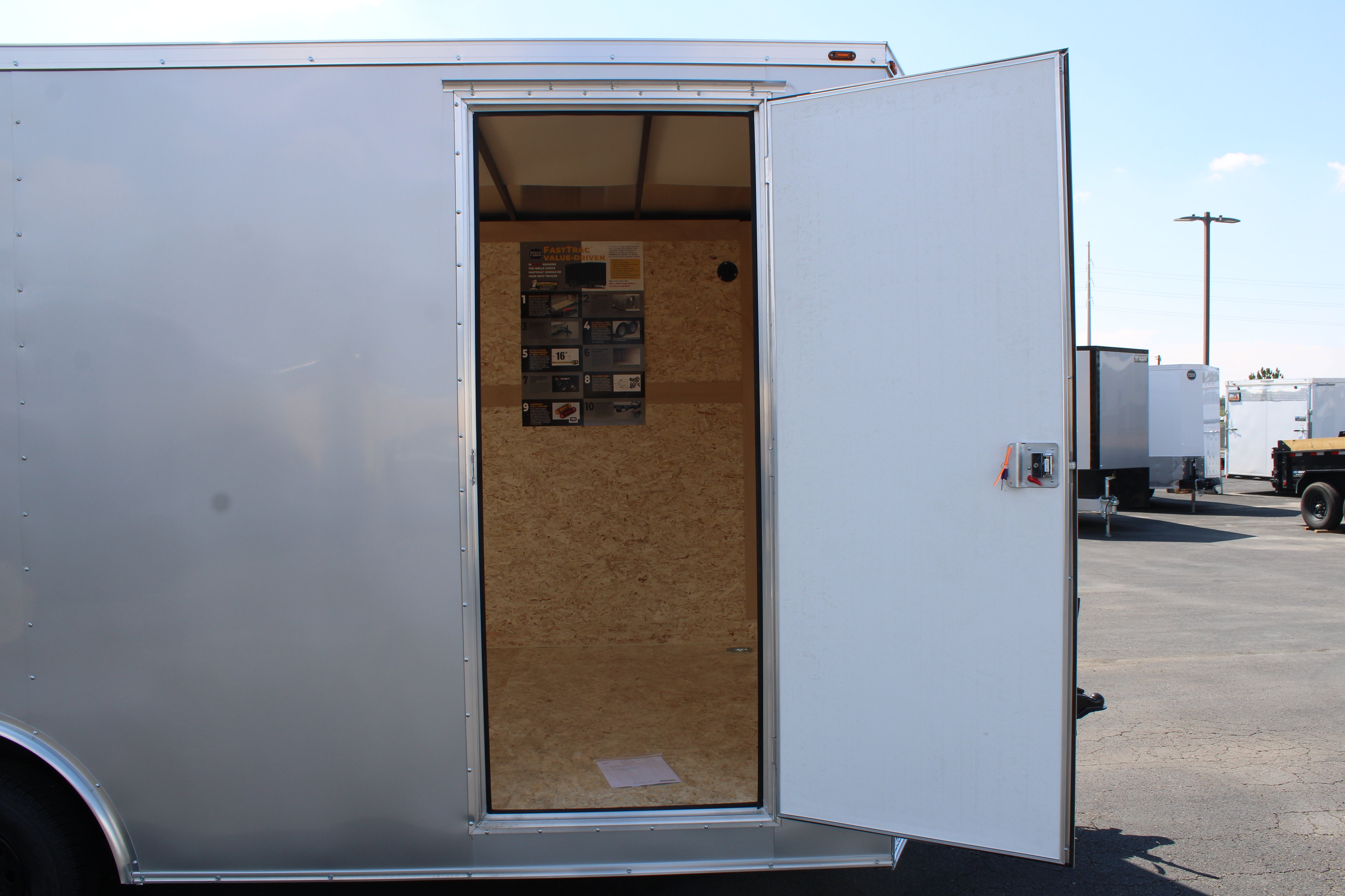 2025 Wells Cargo 8.5 x 16 Deluxe Enclosed Trailer