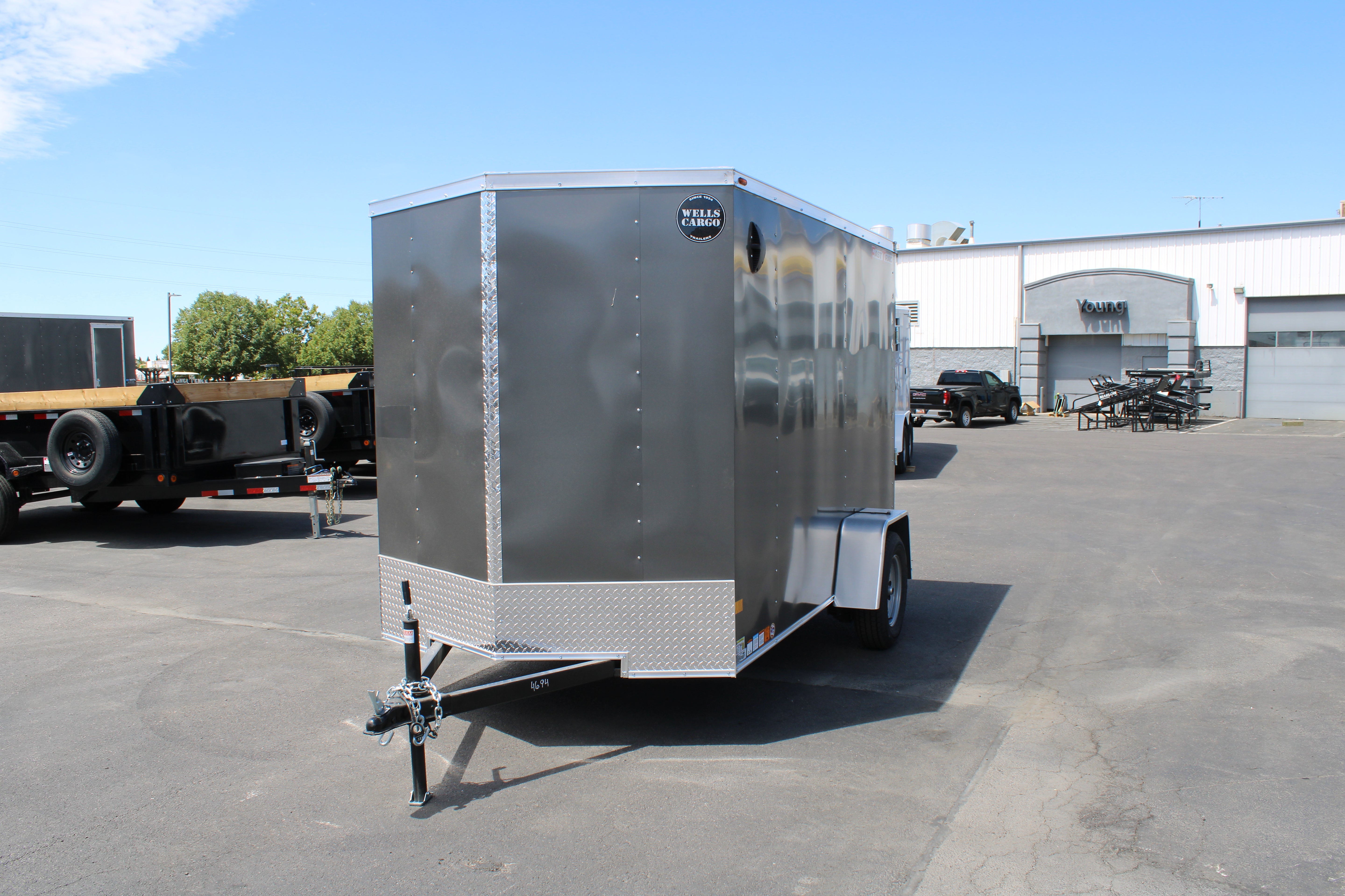 2026 Wells Cargo 6 x 10 Deluxe Enclosed Trailer