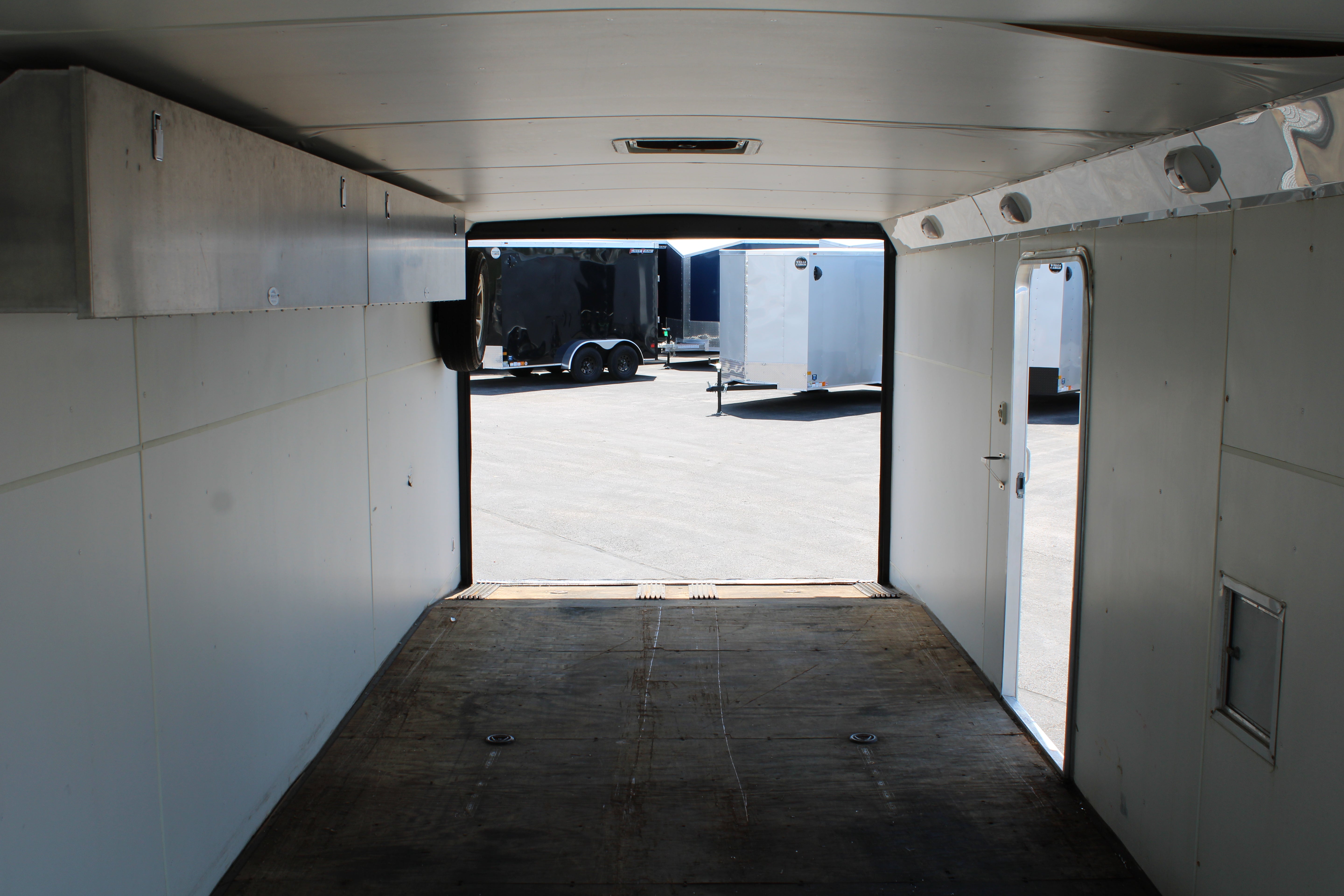 USED CHARMAC 28' SNOWMOBILE TRAILER