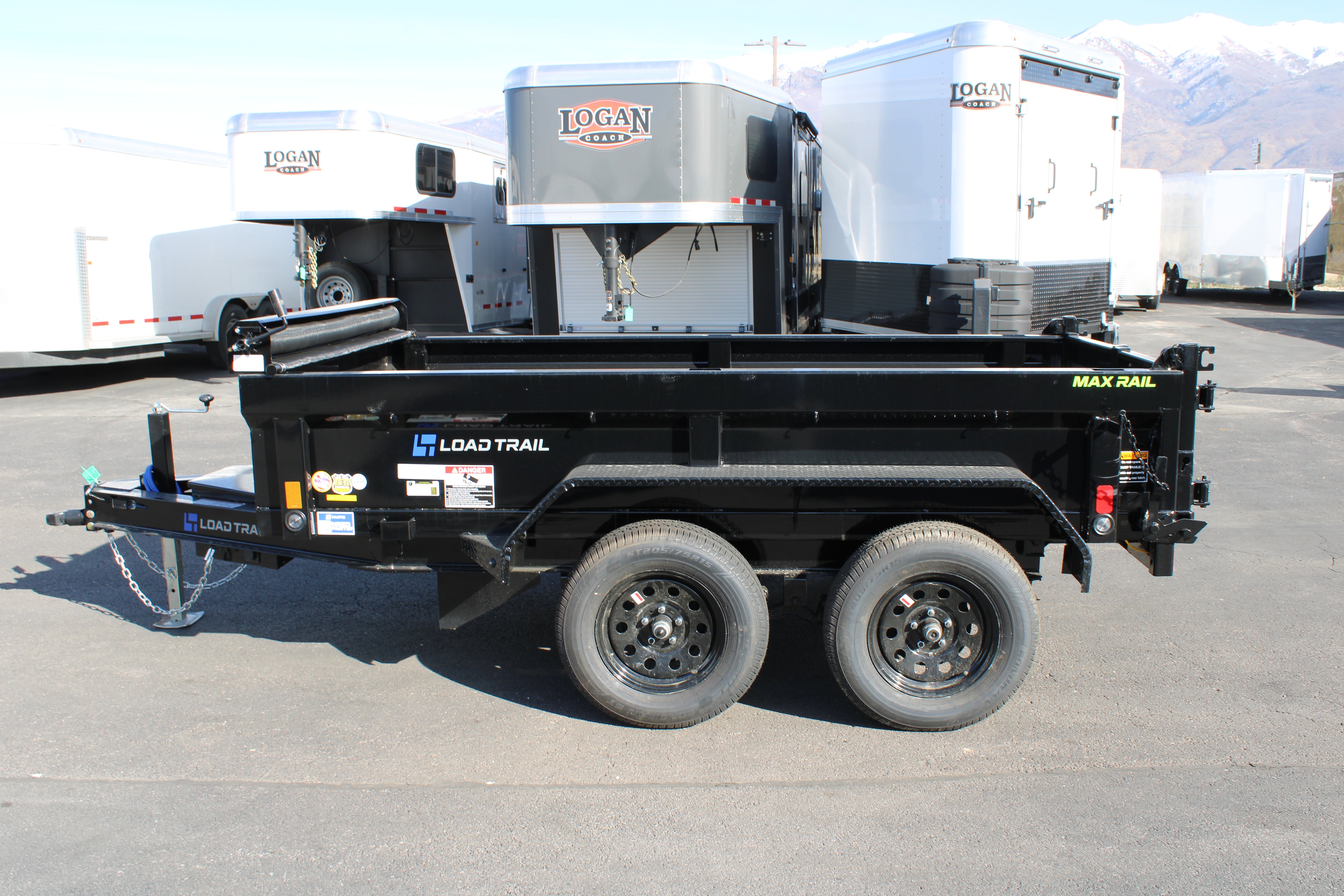 Load Trailer DL 14' Dump Trailer