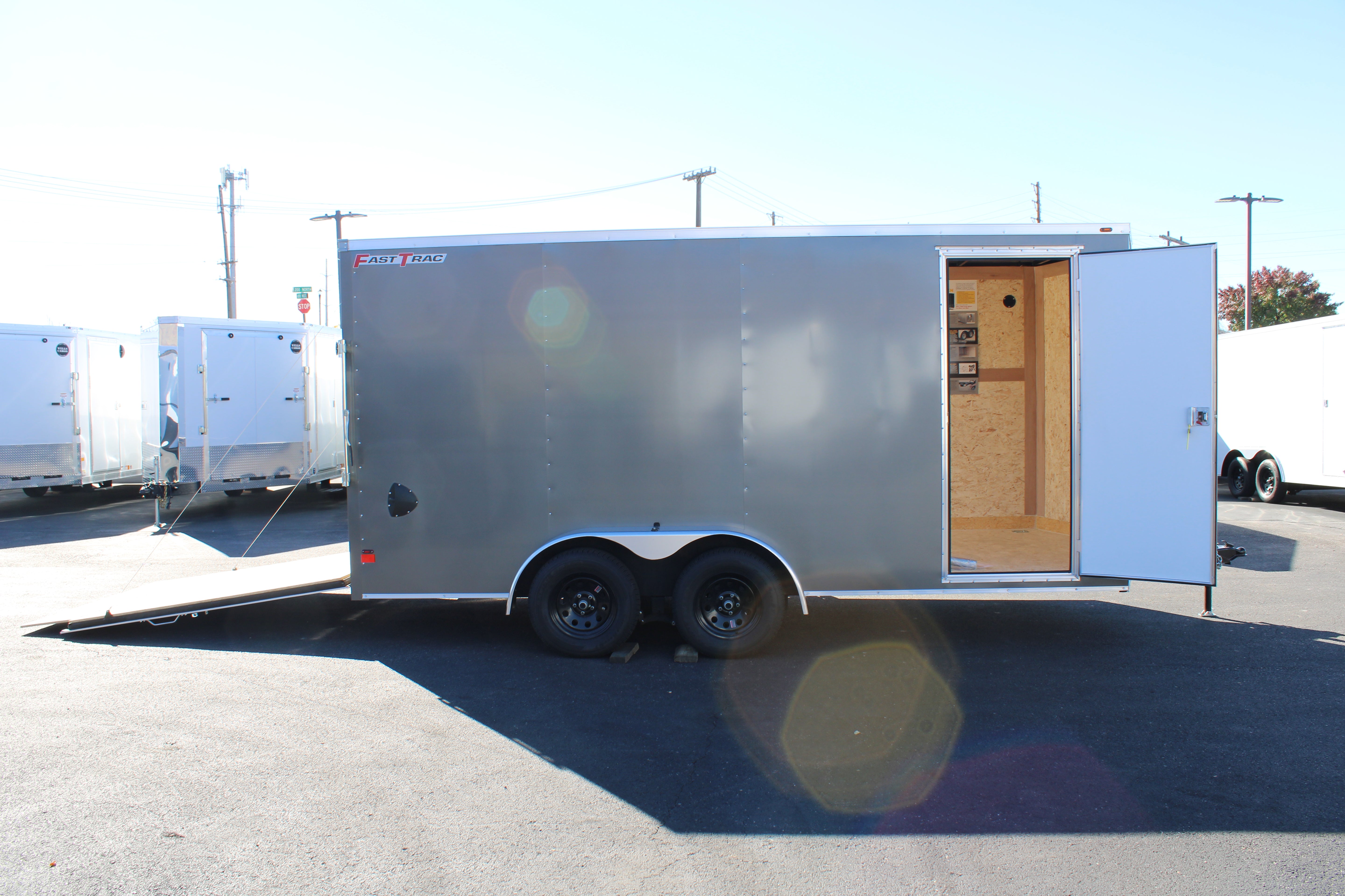 Wells Cargo 7 x 16 Deluxe Enclosed Trailer