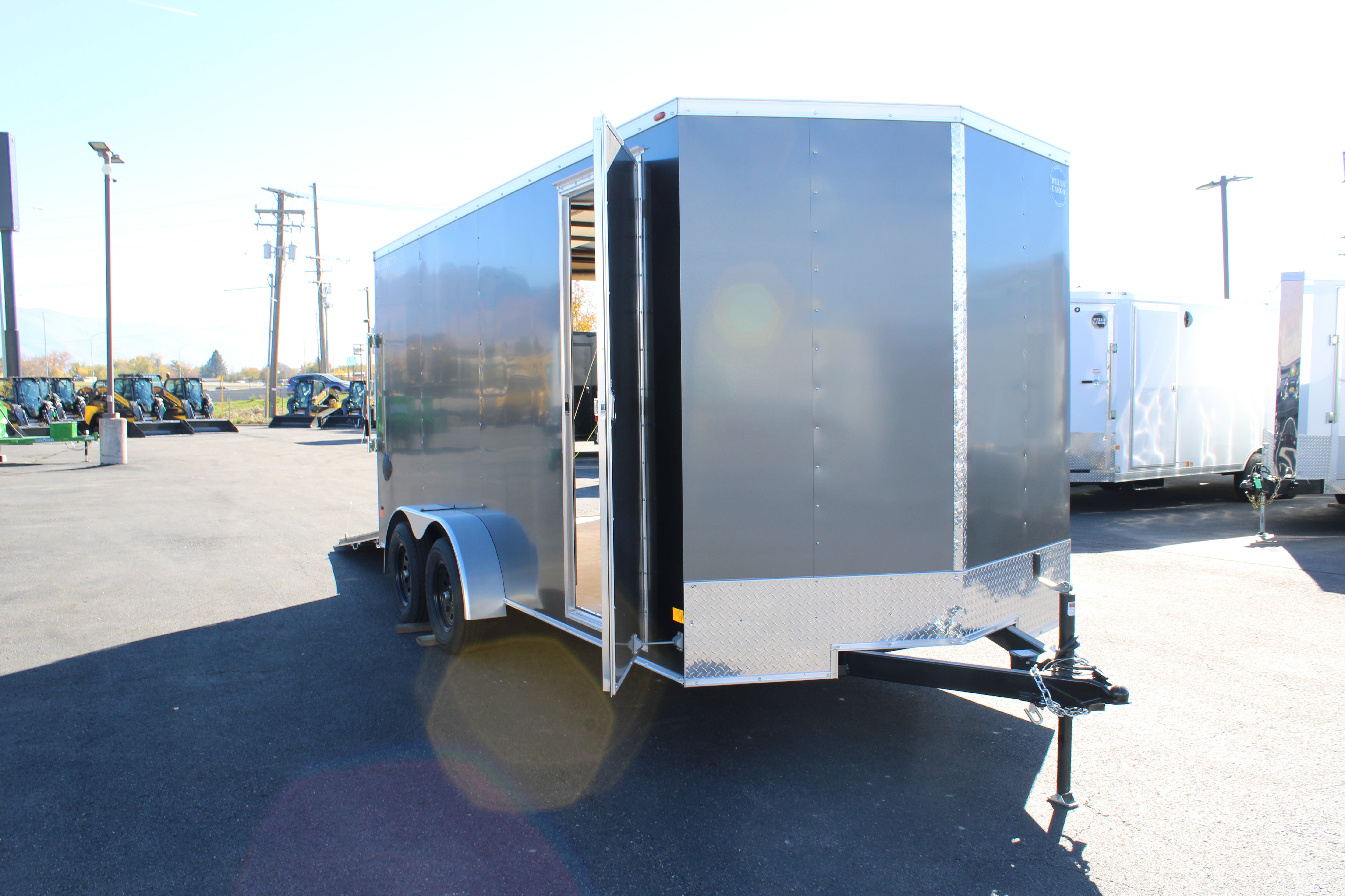 Wells Cargo 7 x 16 Deluxe Enclosed Trailer