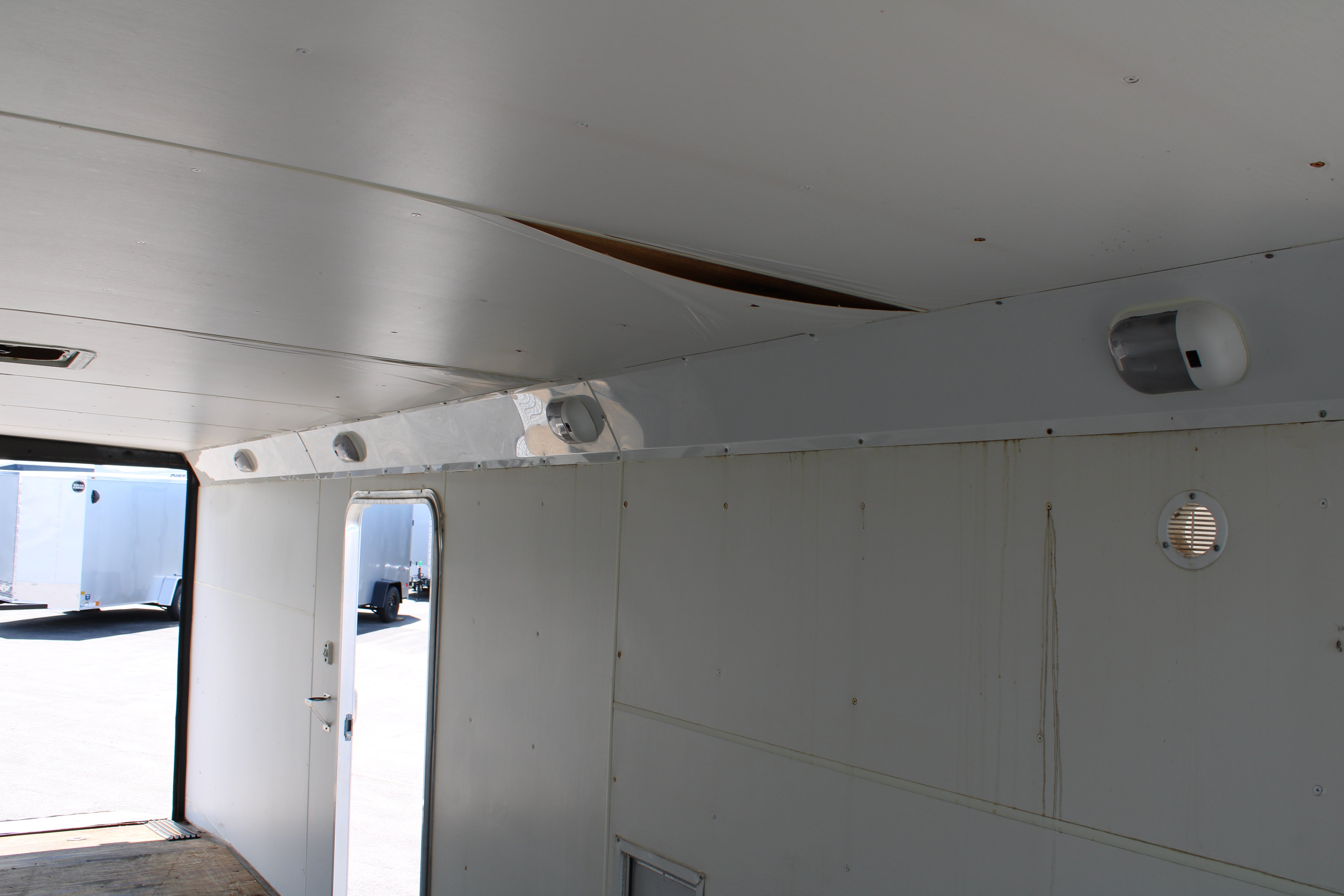 USED CHARMAC 28' SNOWMOBILE TRAILER