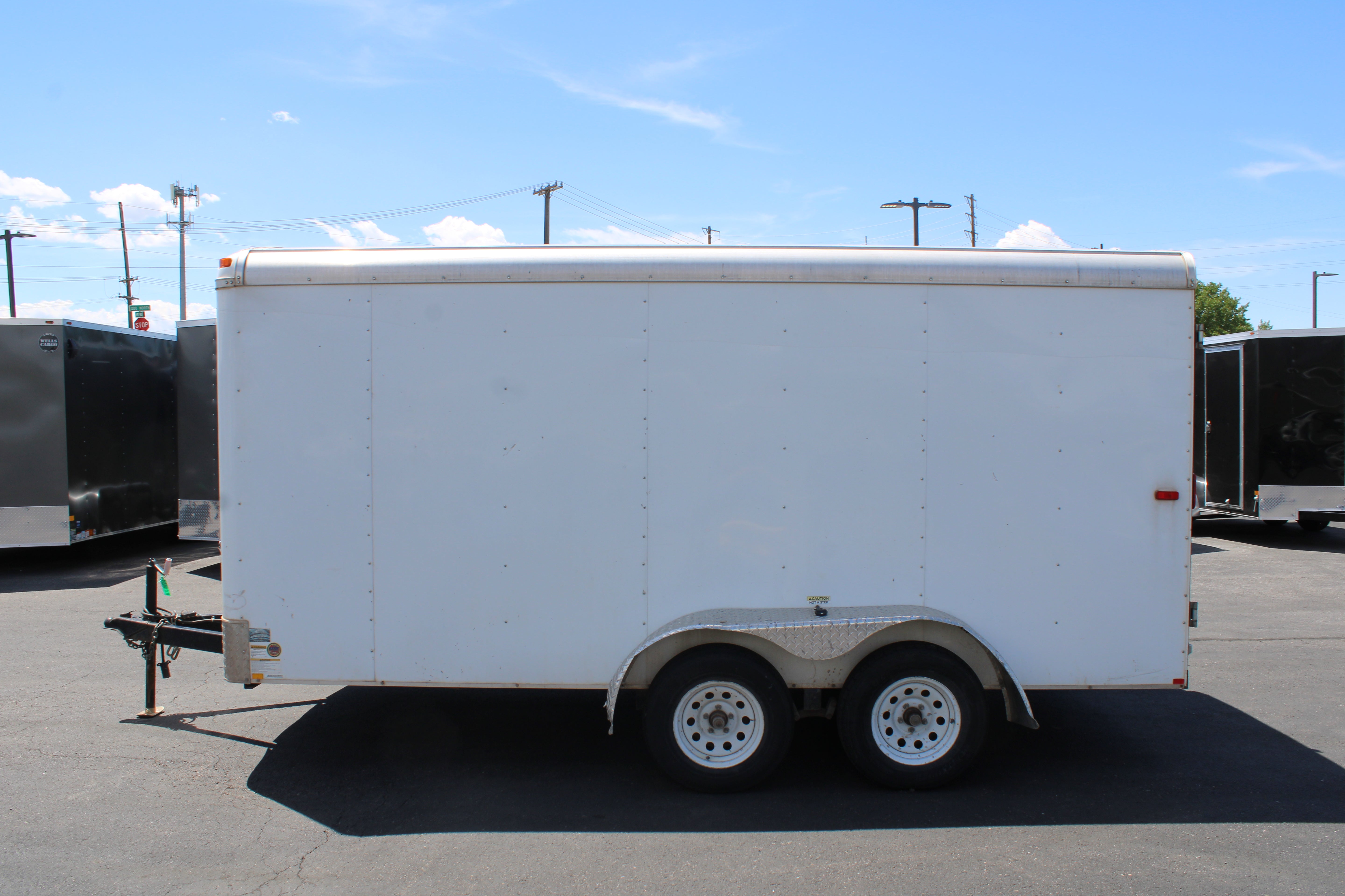USED MIRAGE 7X14 ENCLOSED TRAILER