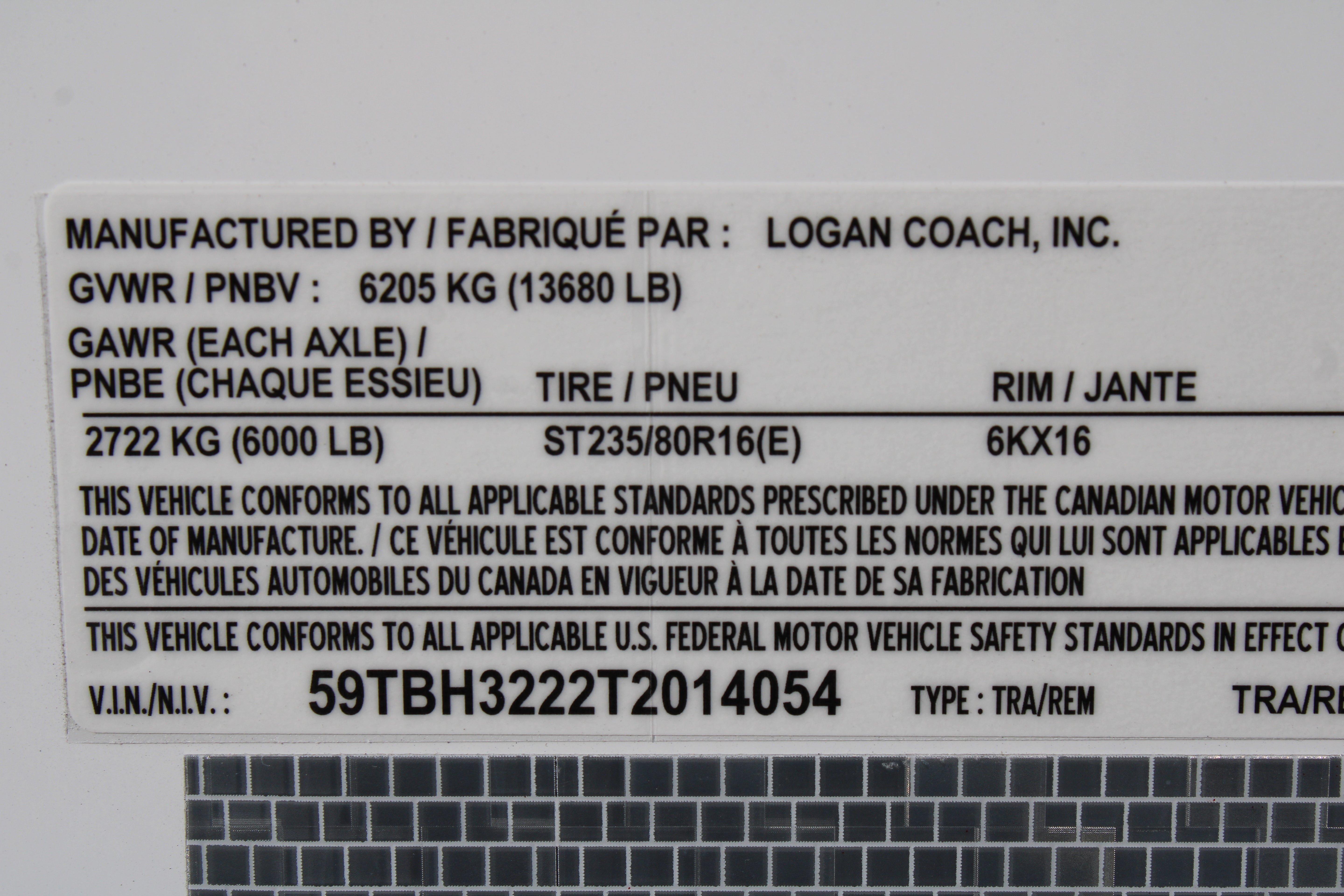 Logan Coach HP Trailer