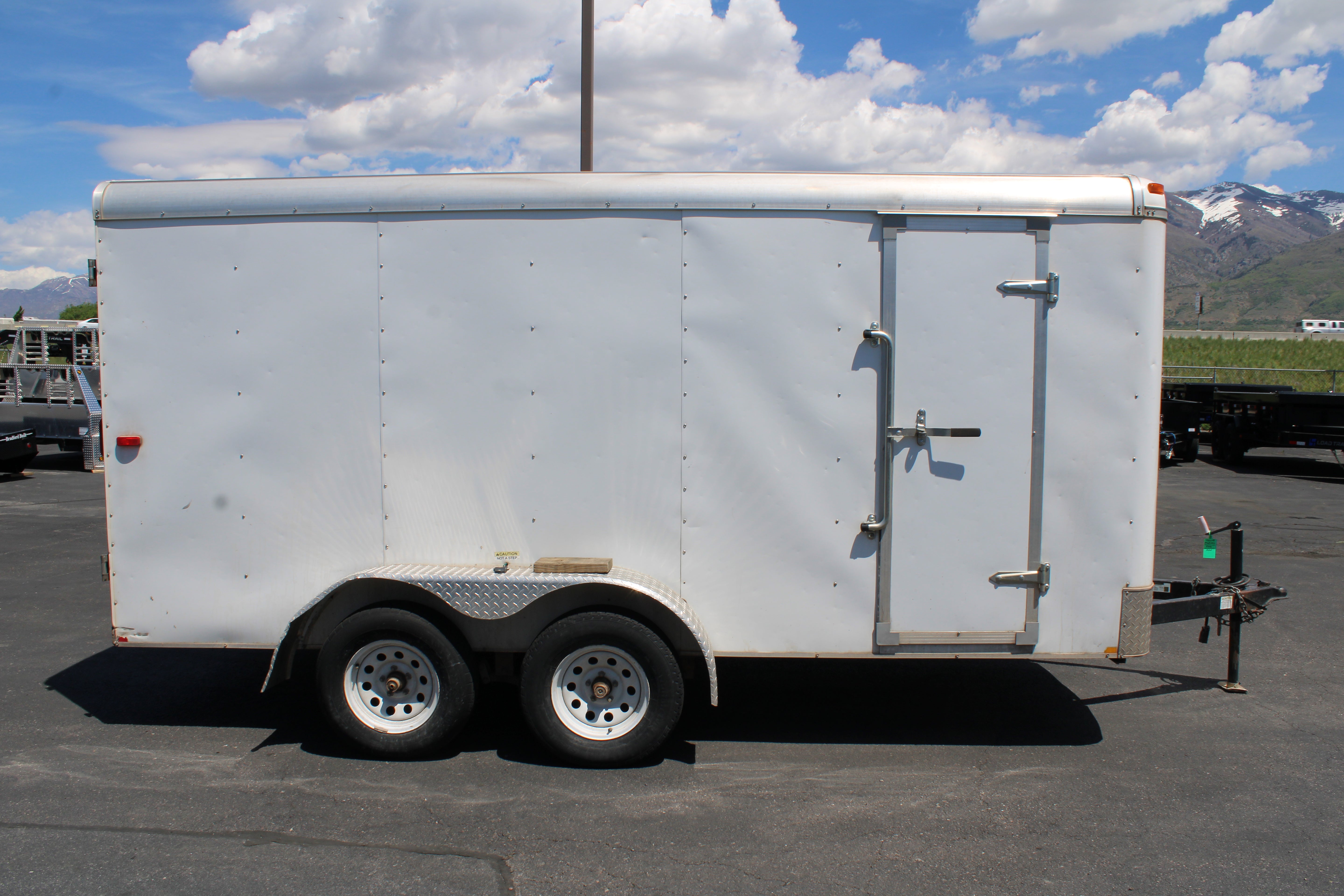 USED MIRAGE 7X14 ENCLOSED TRAILER