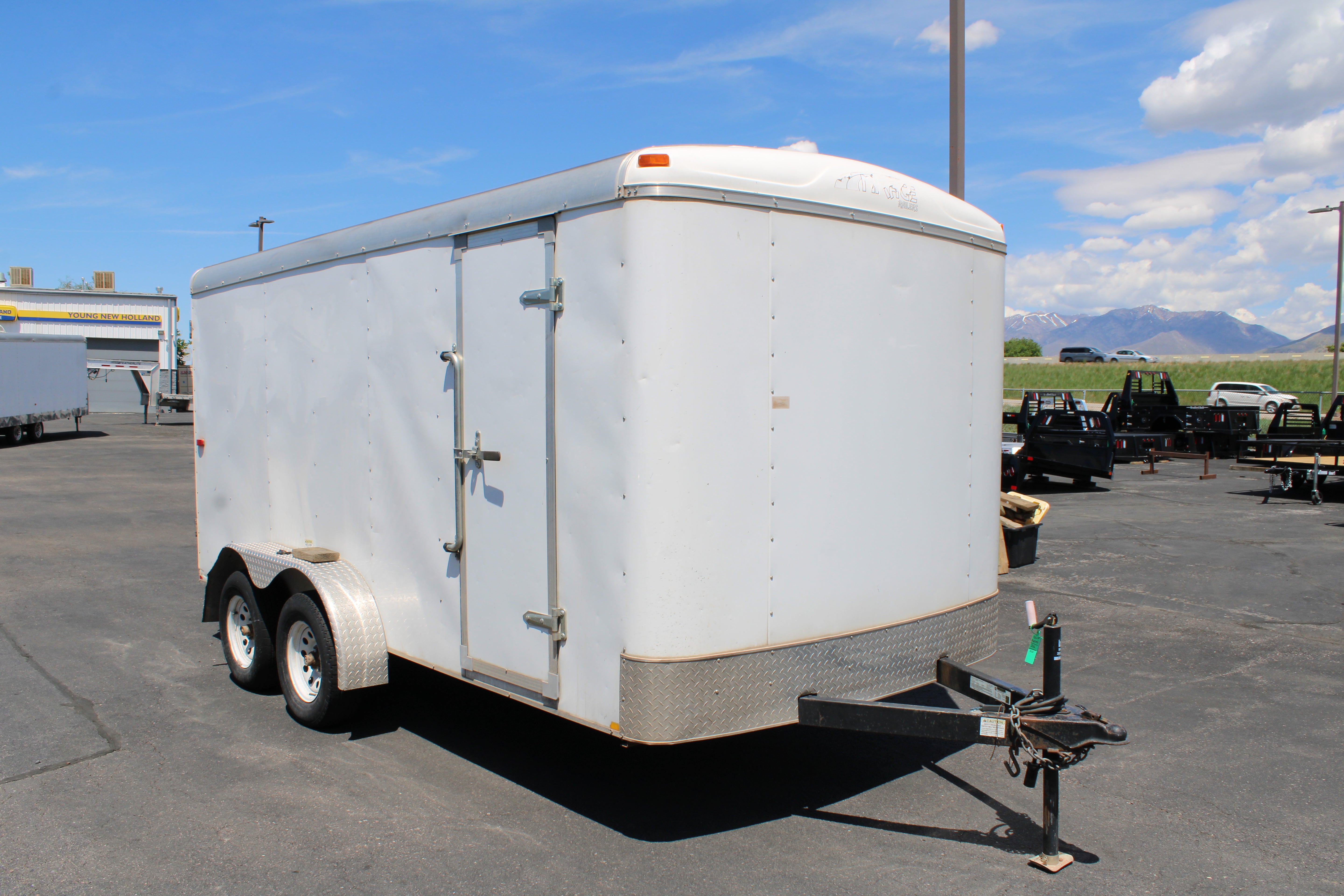USED MIRAGE 7X14 ENCLOSED TRAILER