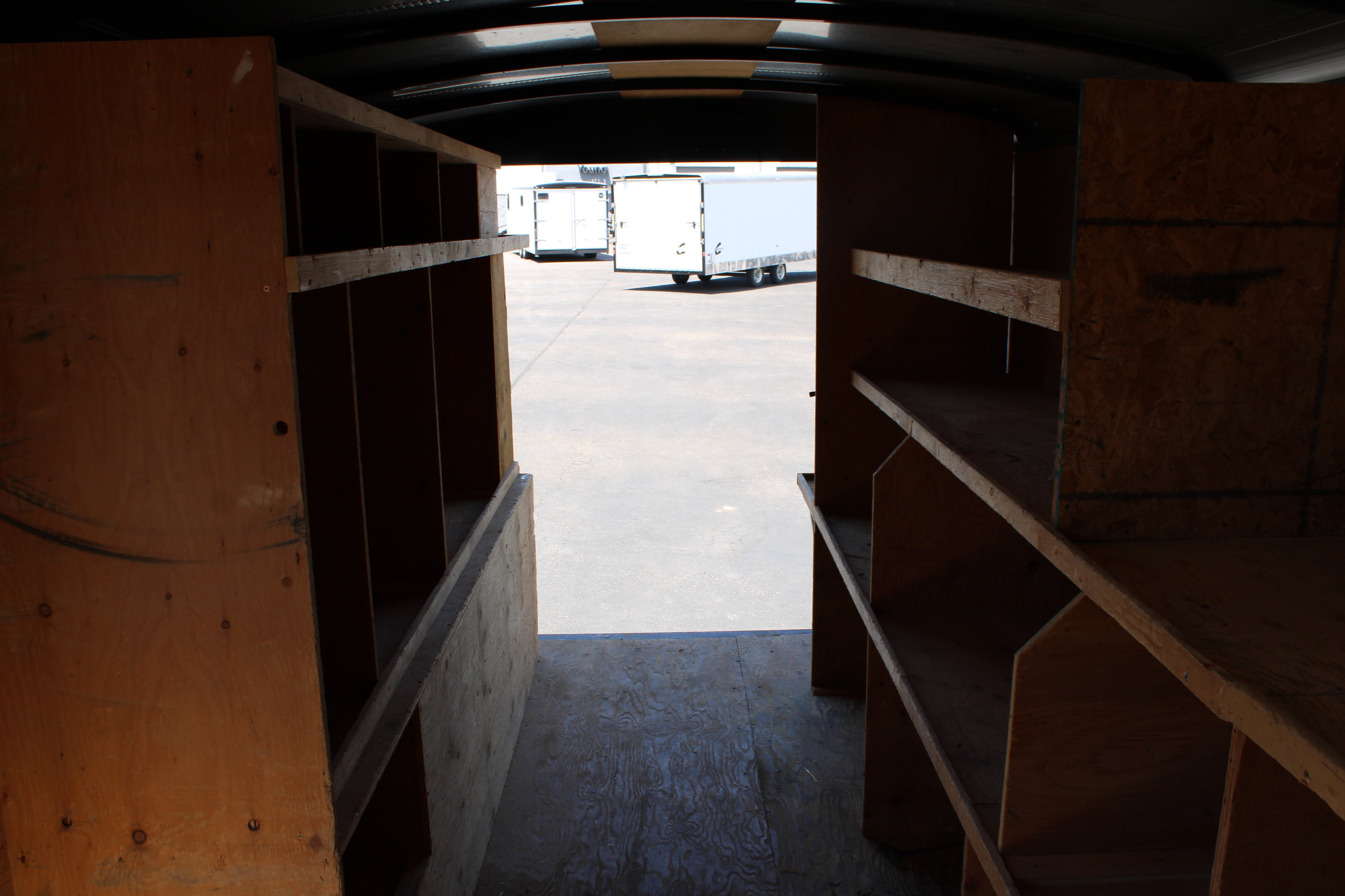 USED MIRAGE 7X14 ENCLOSED TRAILER