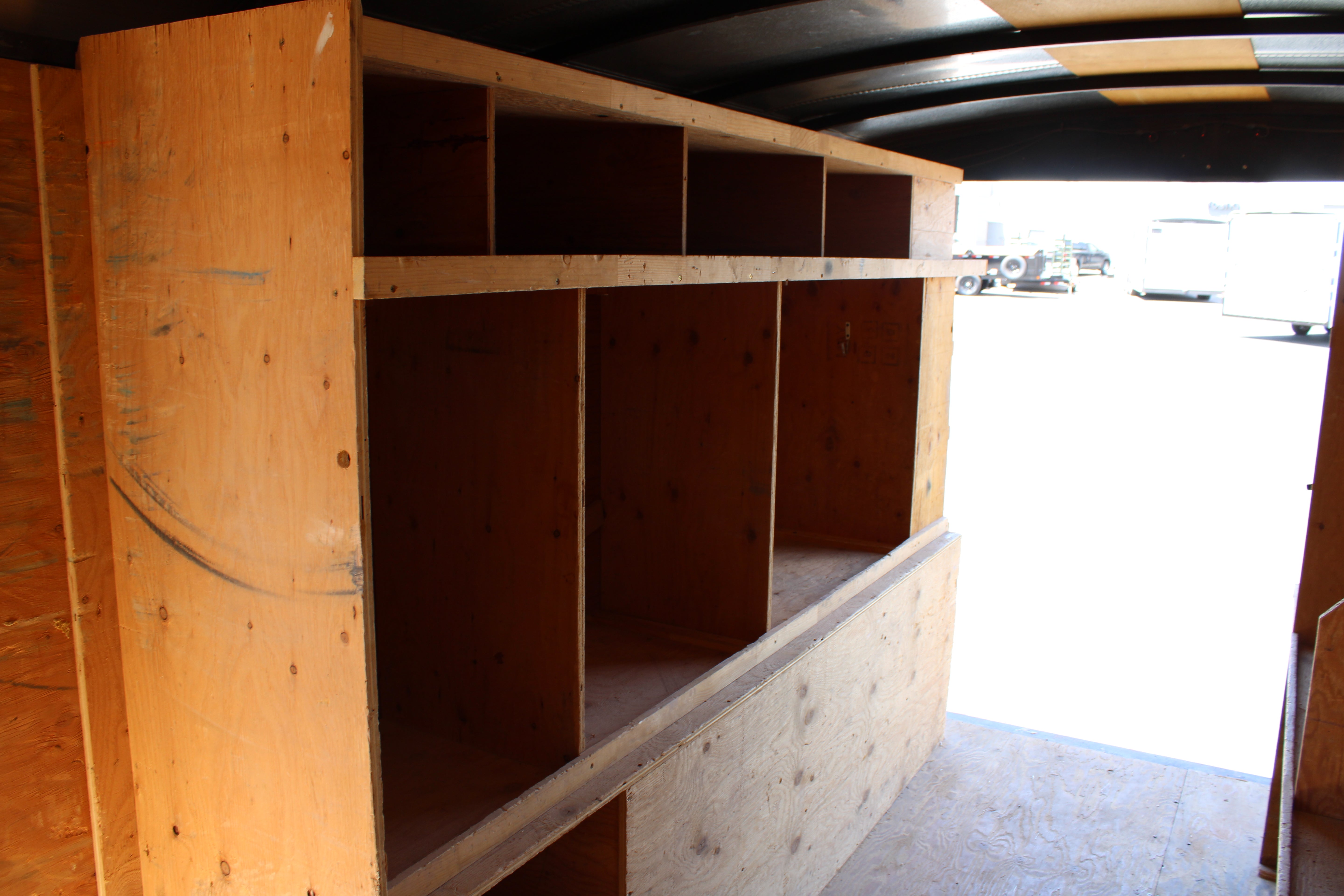 USED MIRAGE 7X14 ENCLOSED TRAILER