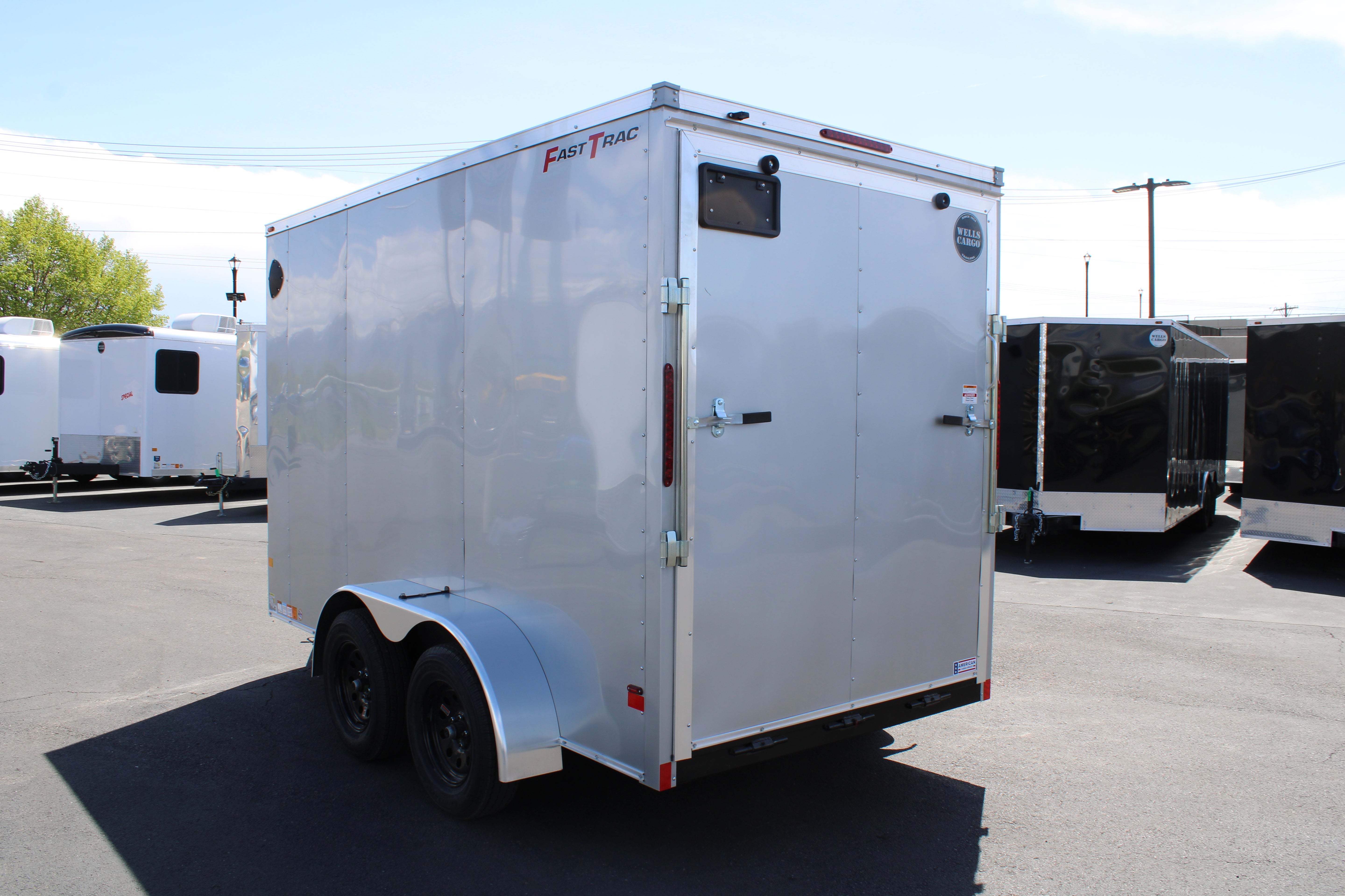 2025 Wells Cargo 6 x 12 Deluxe Enclosed Trailer